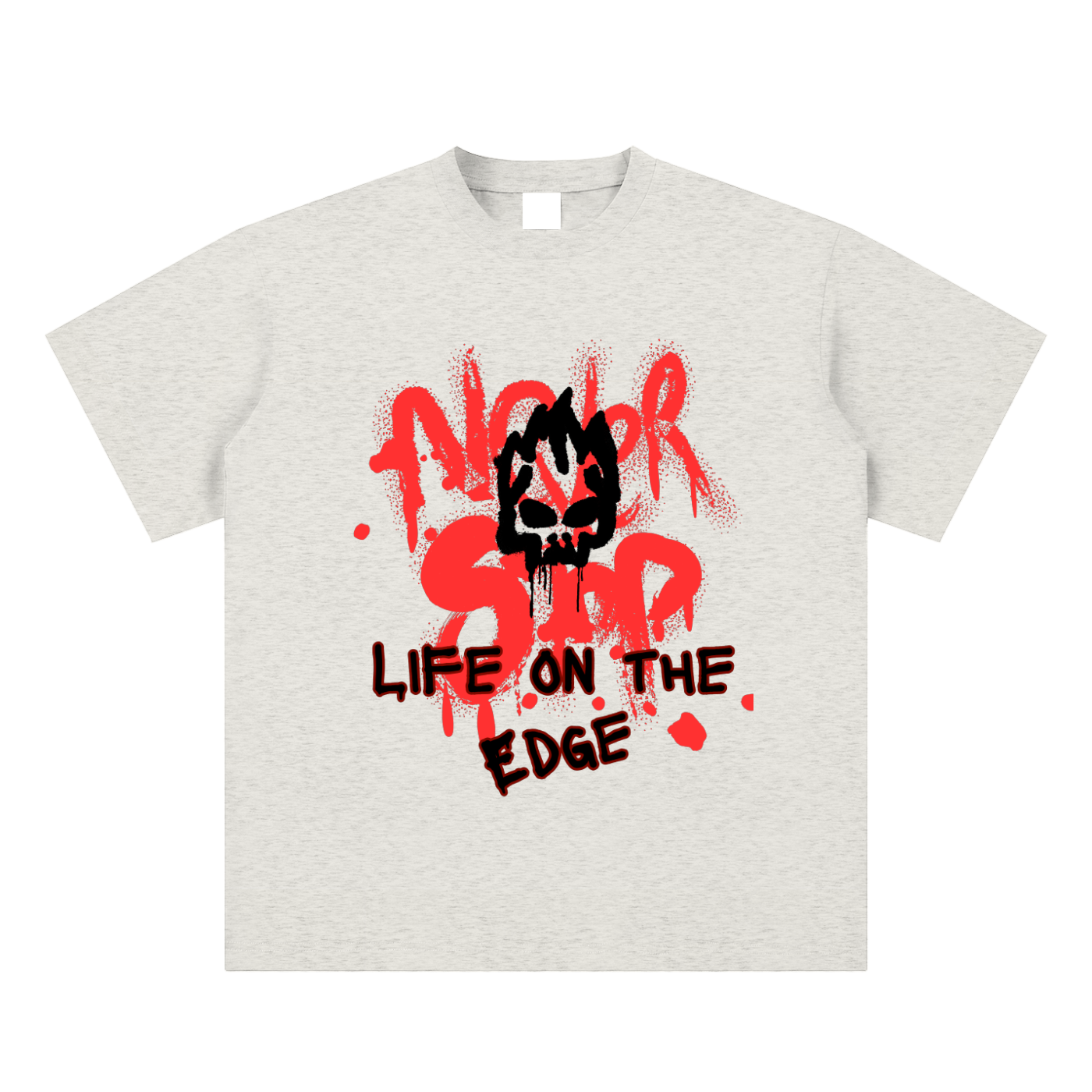 Life On The Edge Sueded Cotton T-shirt