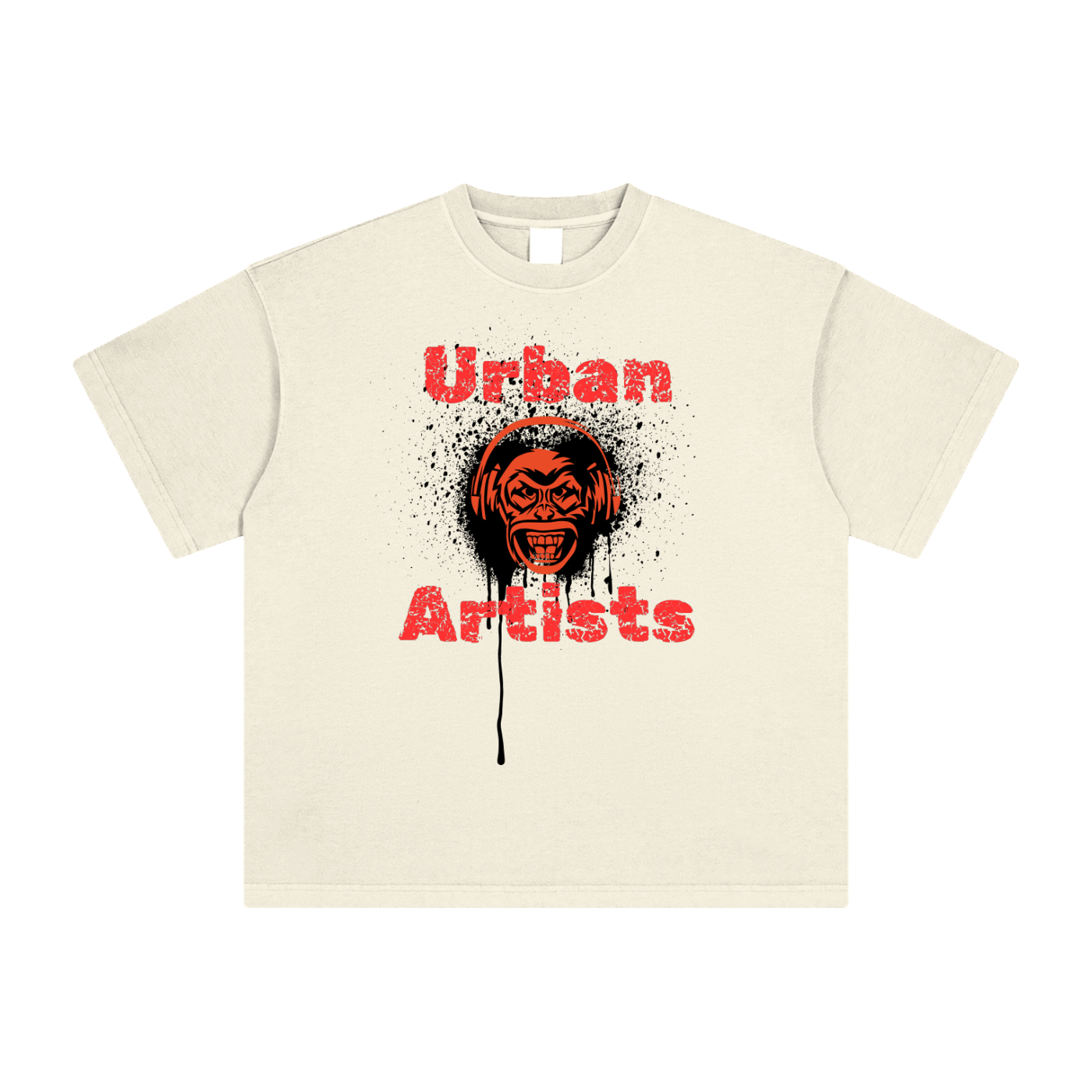Monkey Graffiti Heavyweight Vintage Washed T-Shirt