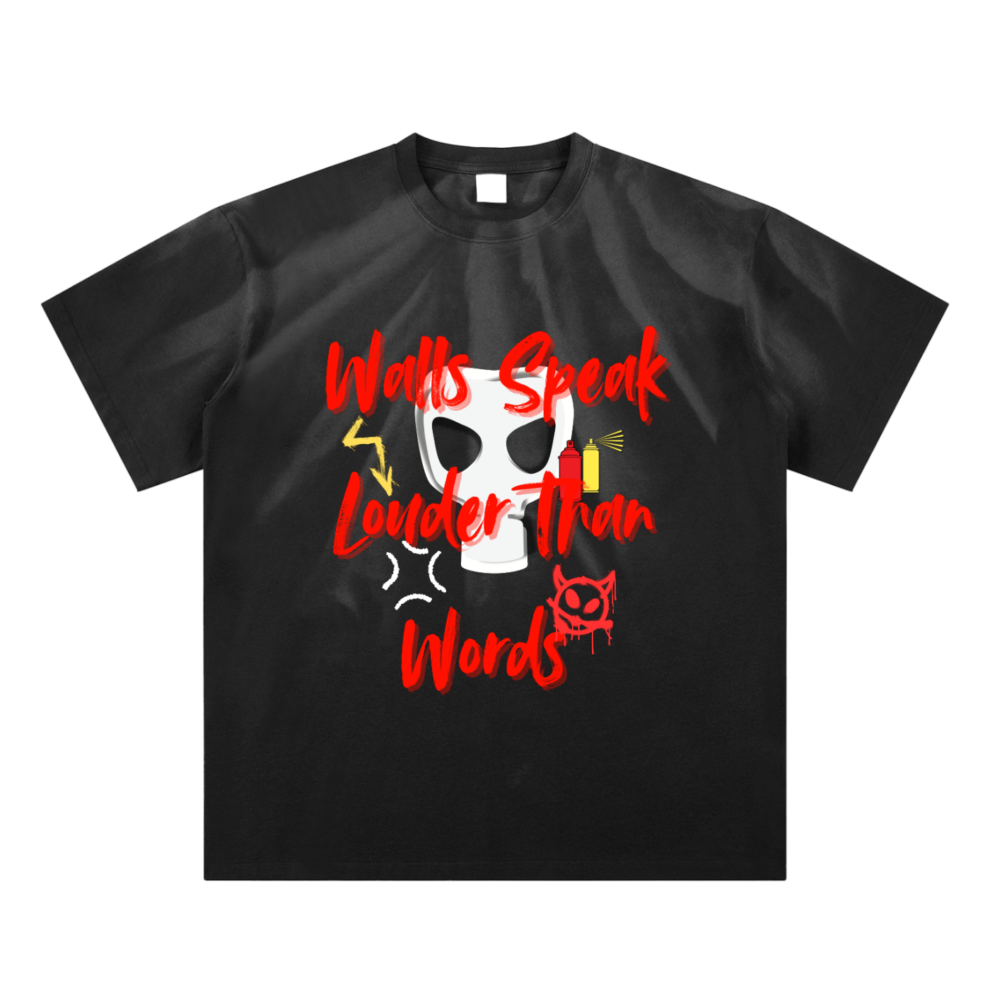 Walls Speak Hand-Scrunched Sunfade T-Shirt