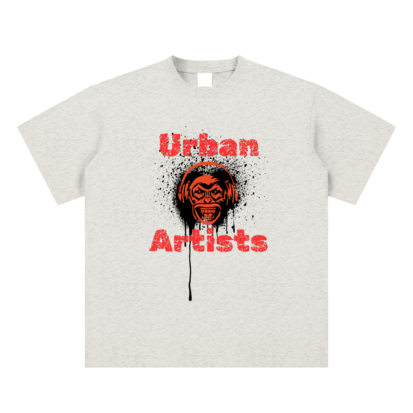 Monkey Graffiti Sueded Cotton T-shirt