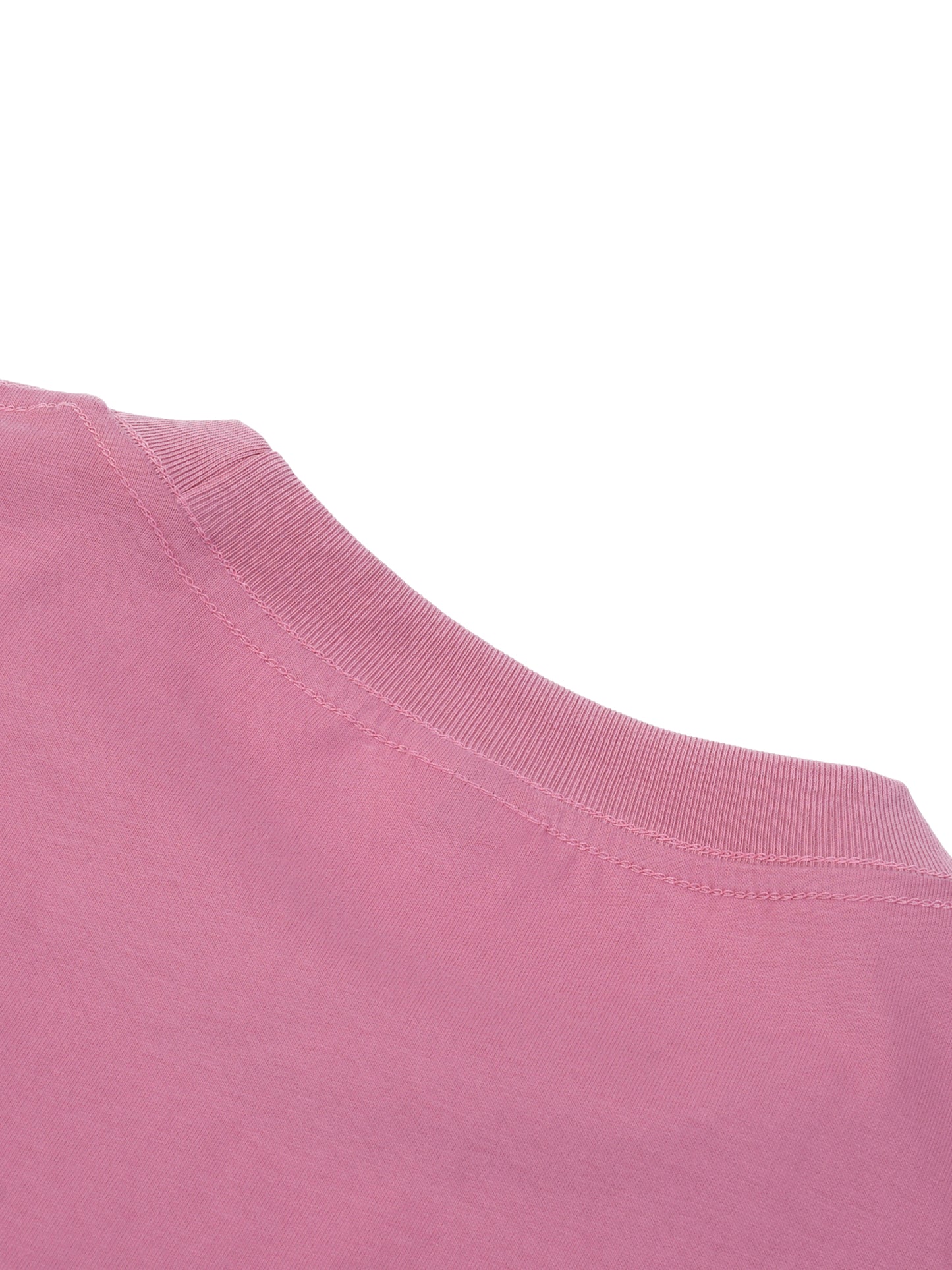 Logo Sueded Cotton T-shirt