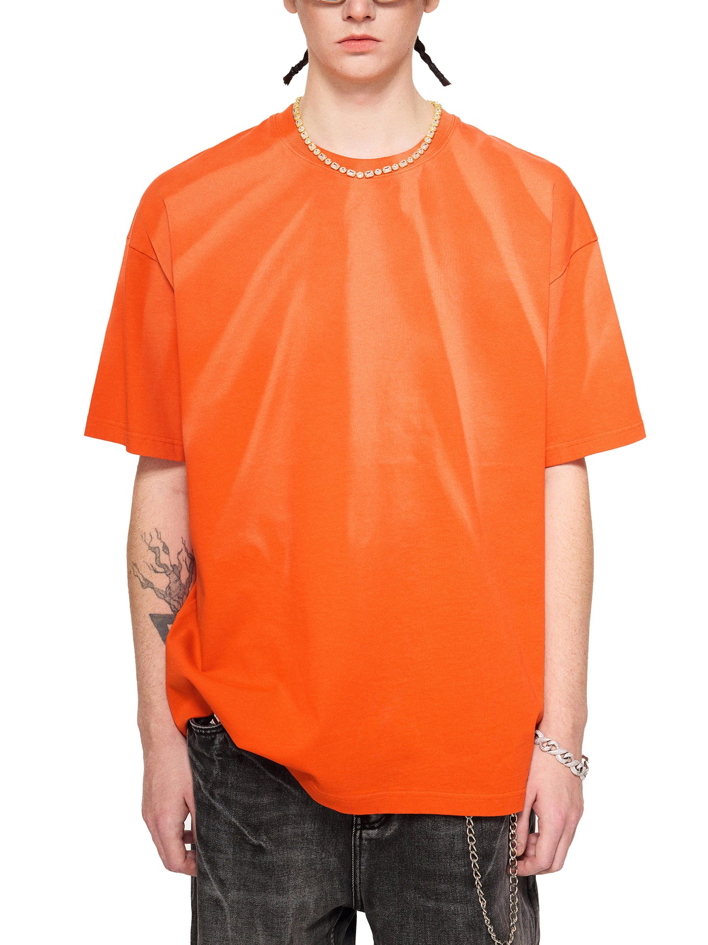 Street Art Hand-Scrunched Sunfade T-Shirt