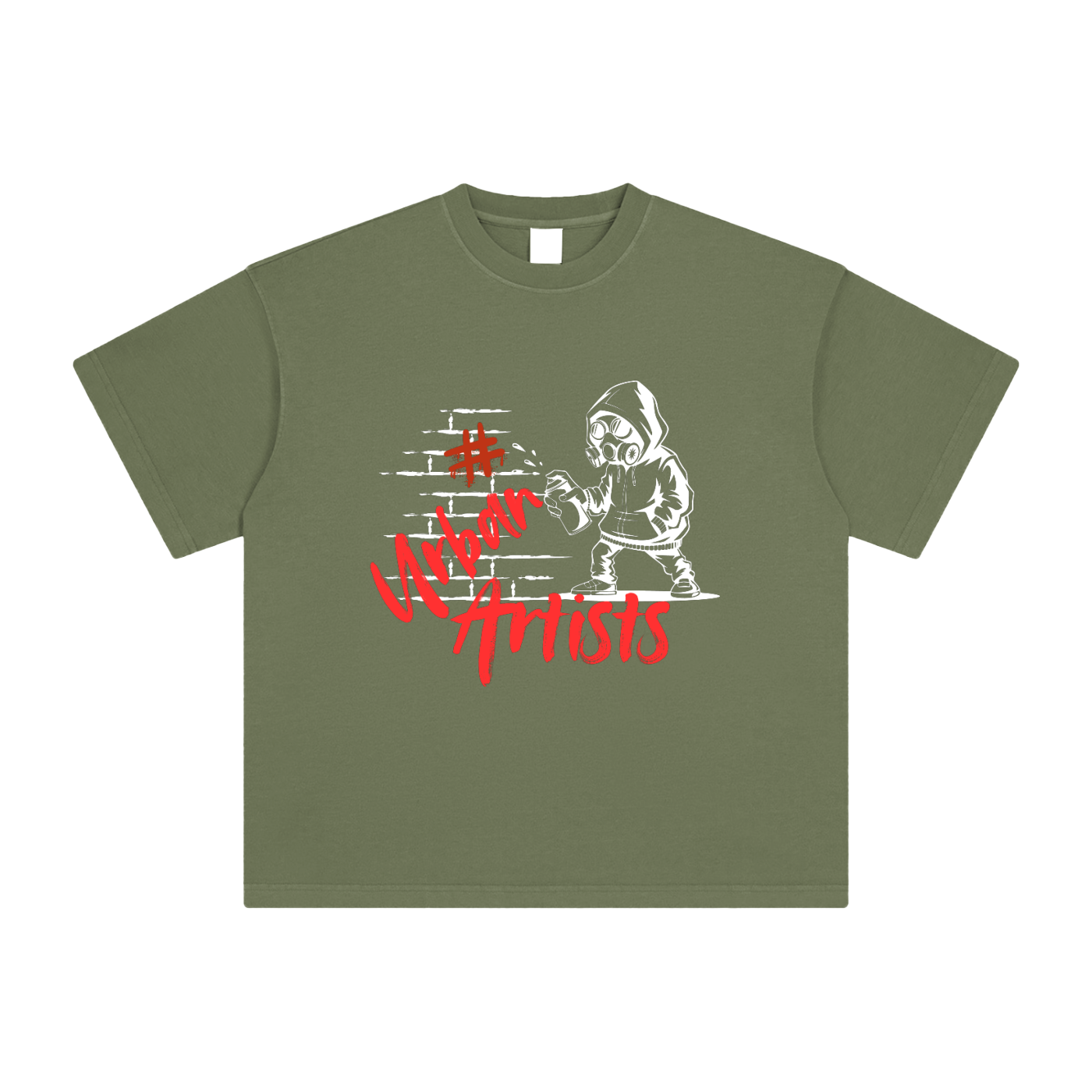 Street Art Heavyweight Vintage Washed T-Shirt