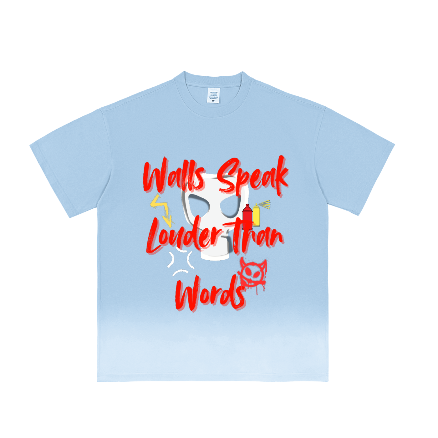 Walls Speak Sunfade Vintage Washed T-Shirt