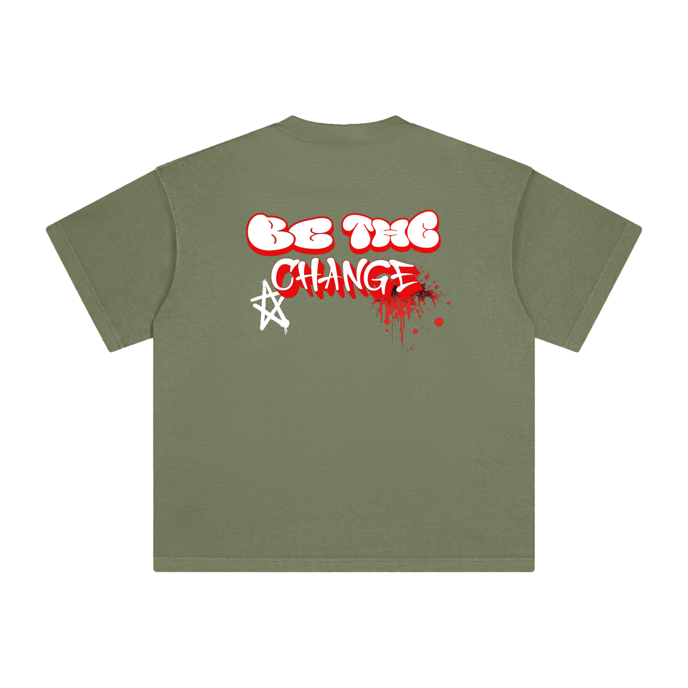 Be The Change Heavyweight Vintage Washed T-Shirt