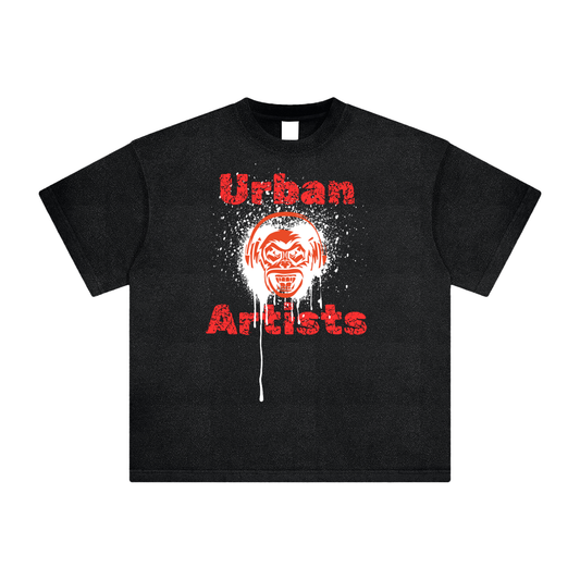 Monkey Graffiti Heavyweight Vintage Washed T-Shirt