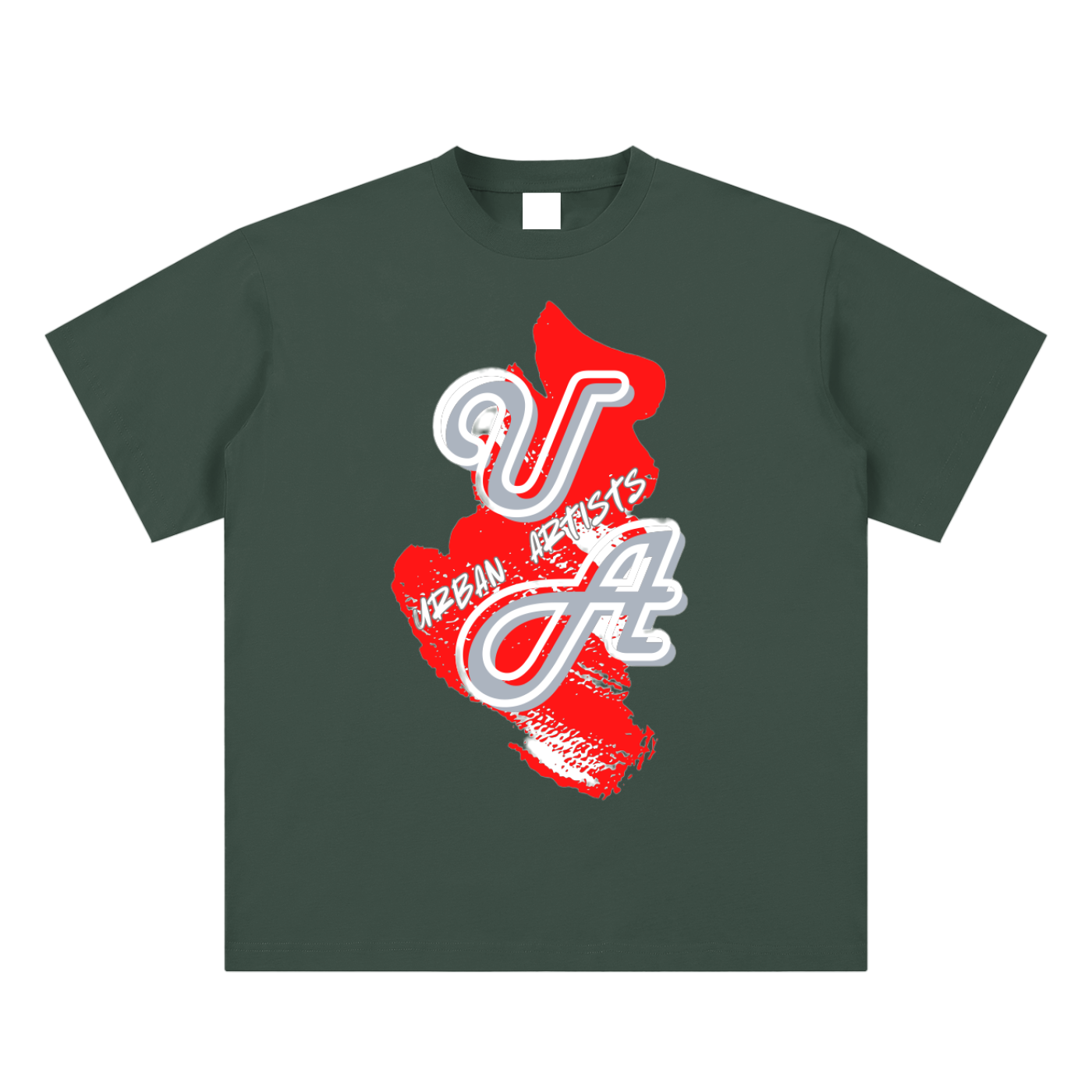 Logo Sueded Cotton T-shirt