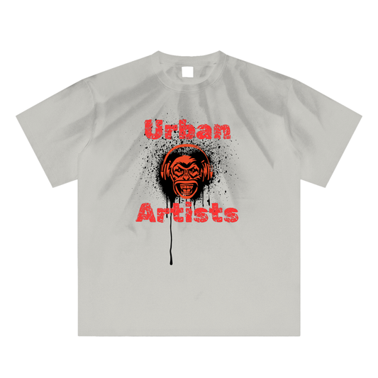 Monkey Graffiti Hand-Scrunched Sunfade T-Shirt