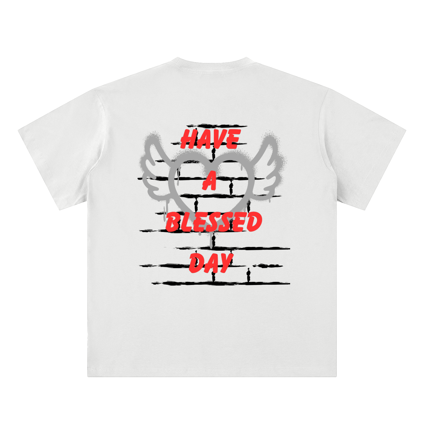 Blessed Day Sueded Cotton T-shirt
