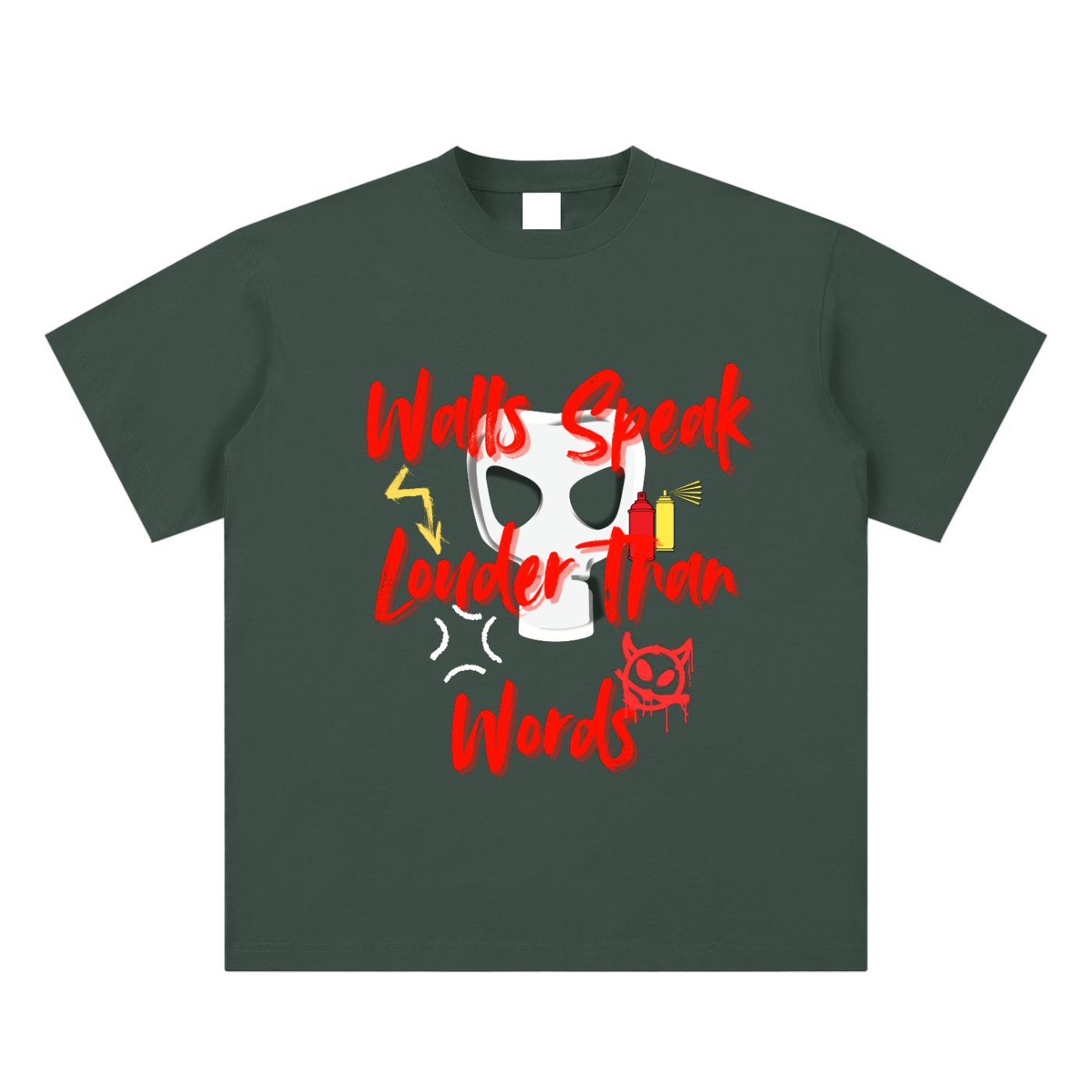 Walls Speak Sueded Cotton T-shirt