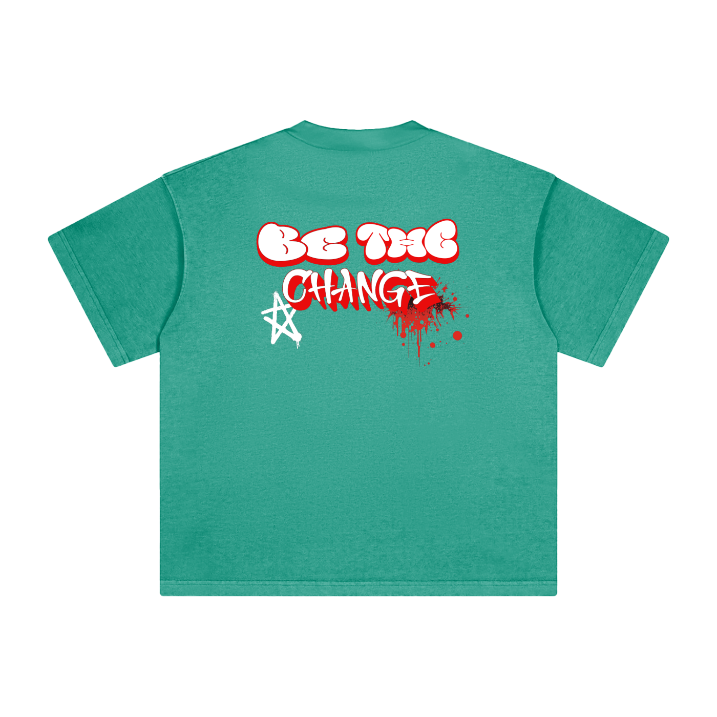 Be The Change Heavyweight Vintage Washed T-Shirt