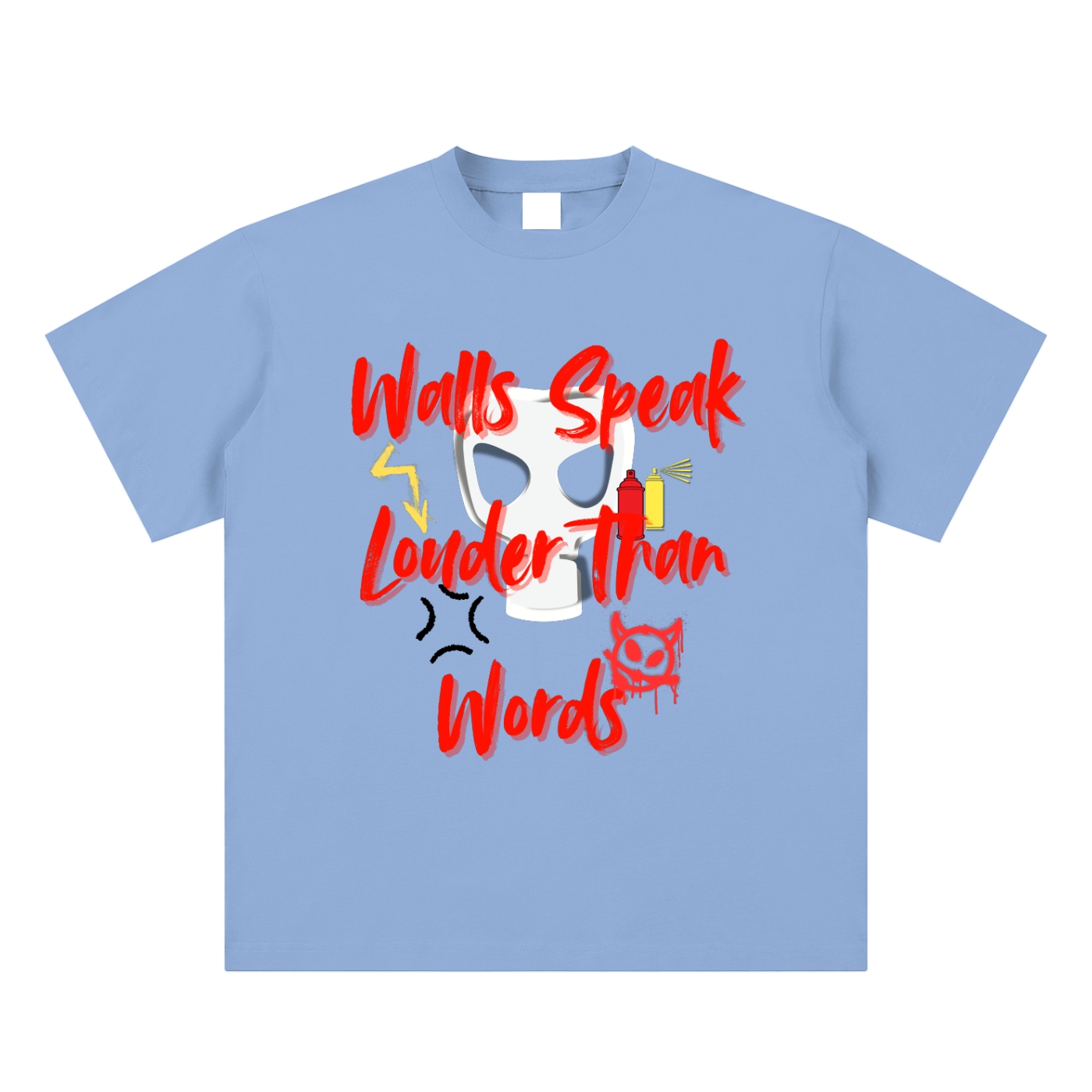 Walls Speak Sueded Cotton T-shirt