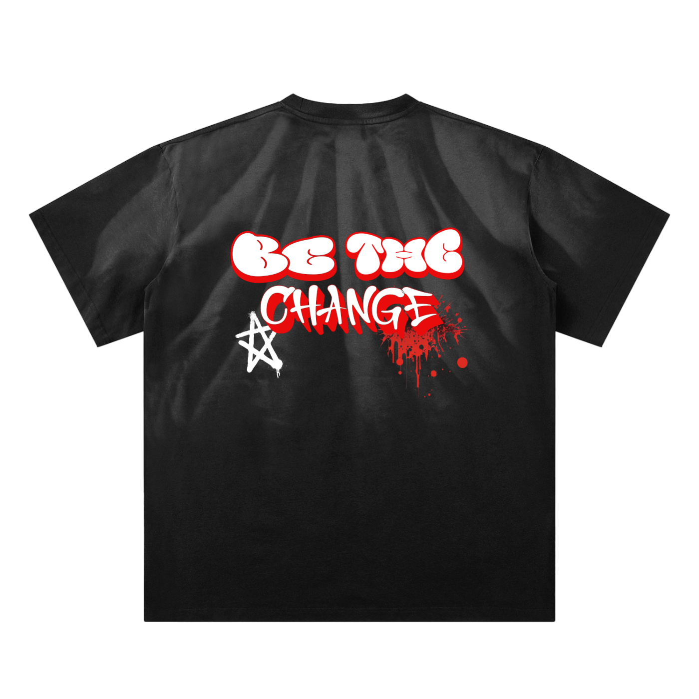 Be The Change Hand-Scrunched Sunfade T-Shirt