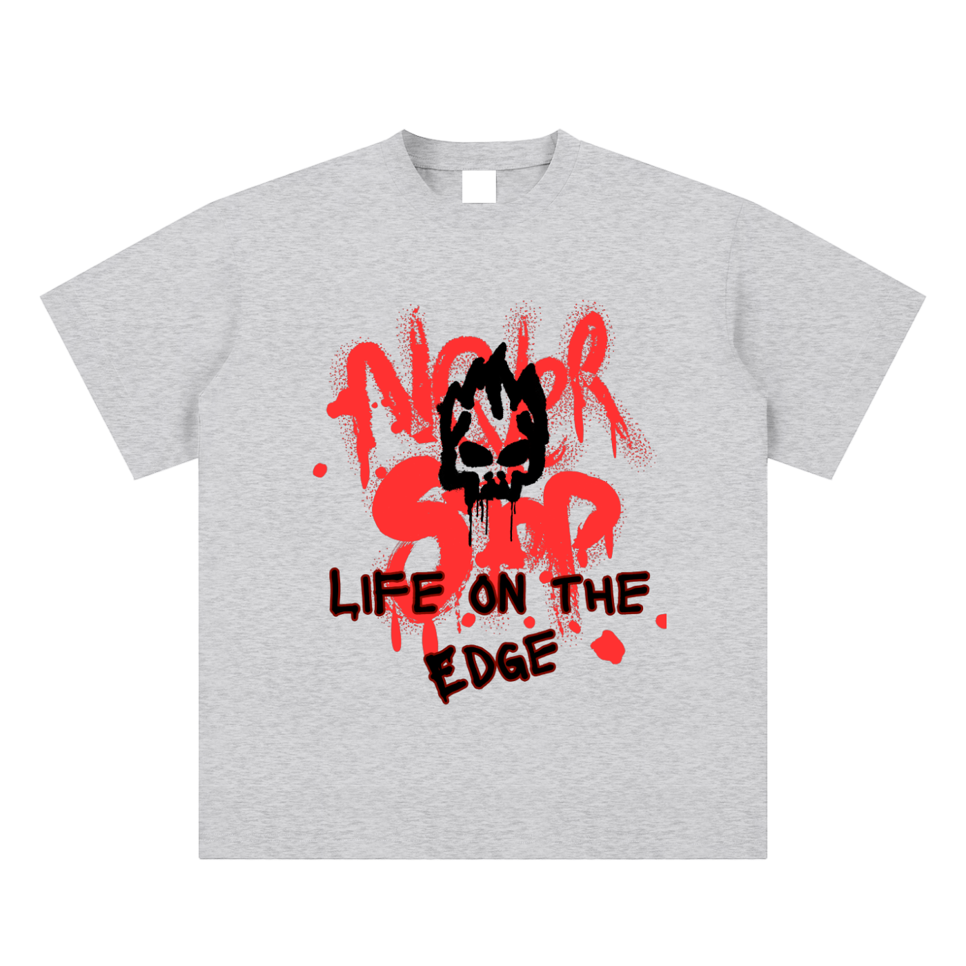 Life On The Edge Sueded Cotton T-shirt