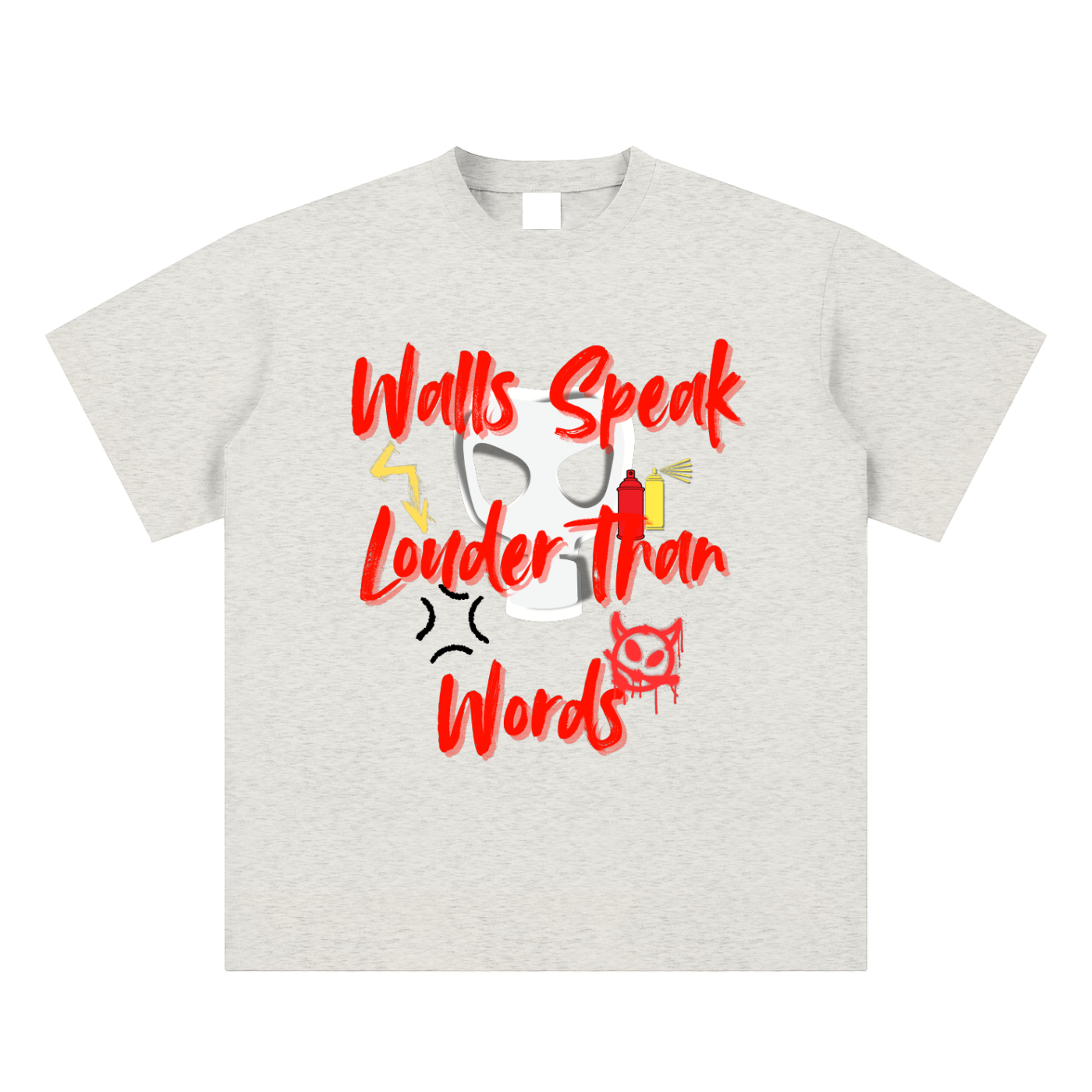 Walls Speak Sueded Cotton T-shirt
