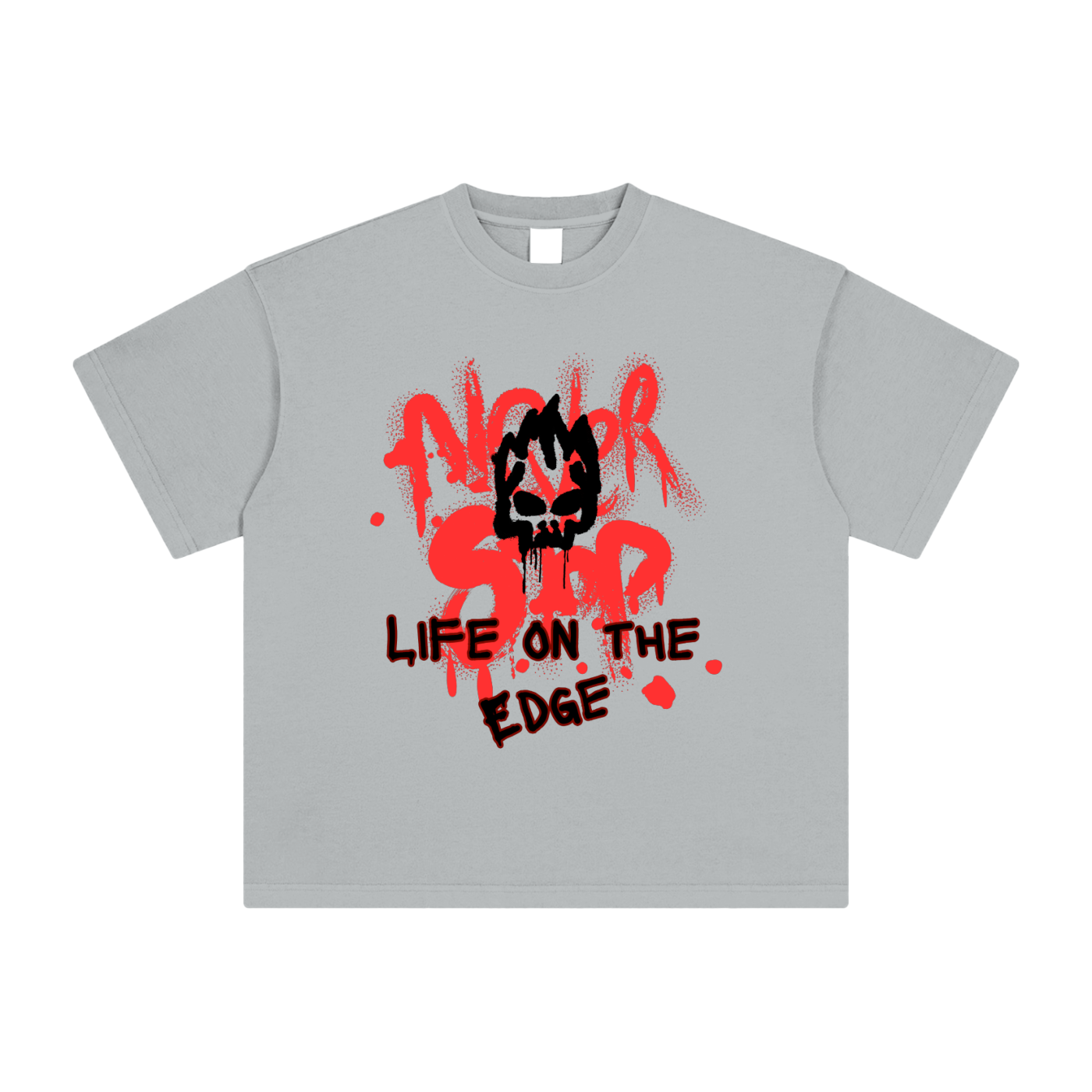 Life On The Edge Heavyweight Vintage Washed T-Shirt