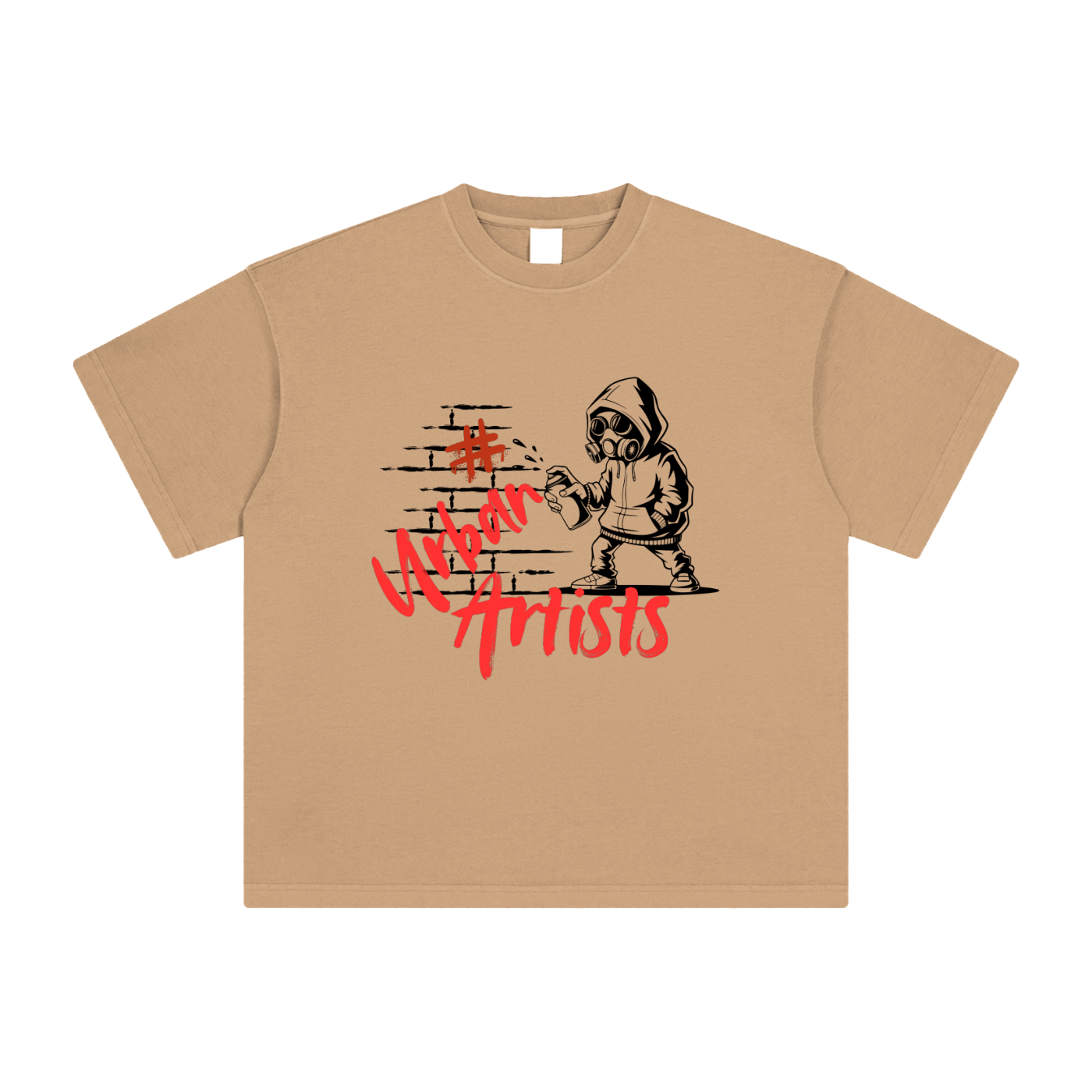 Street Art Heavyweight Vintage Washed T-Shirt