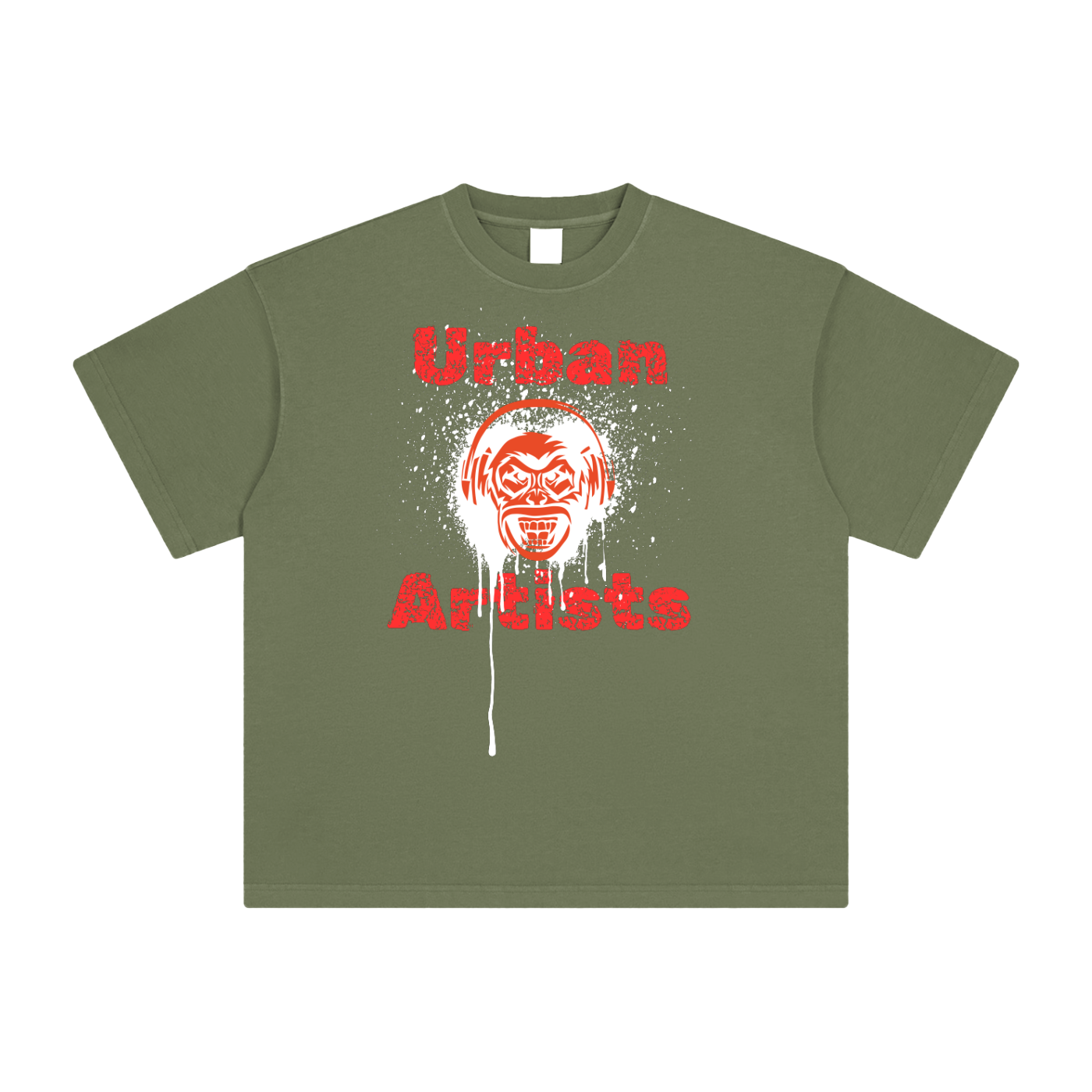 Monkey Graffiti Heavyweight Vintage Washed T-Shirt