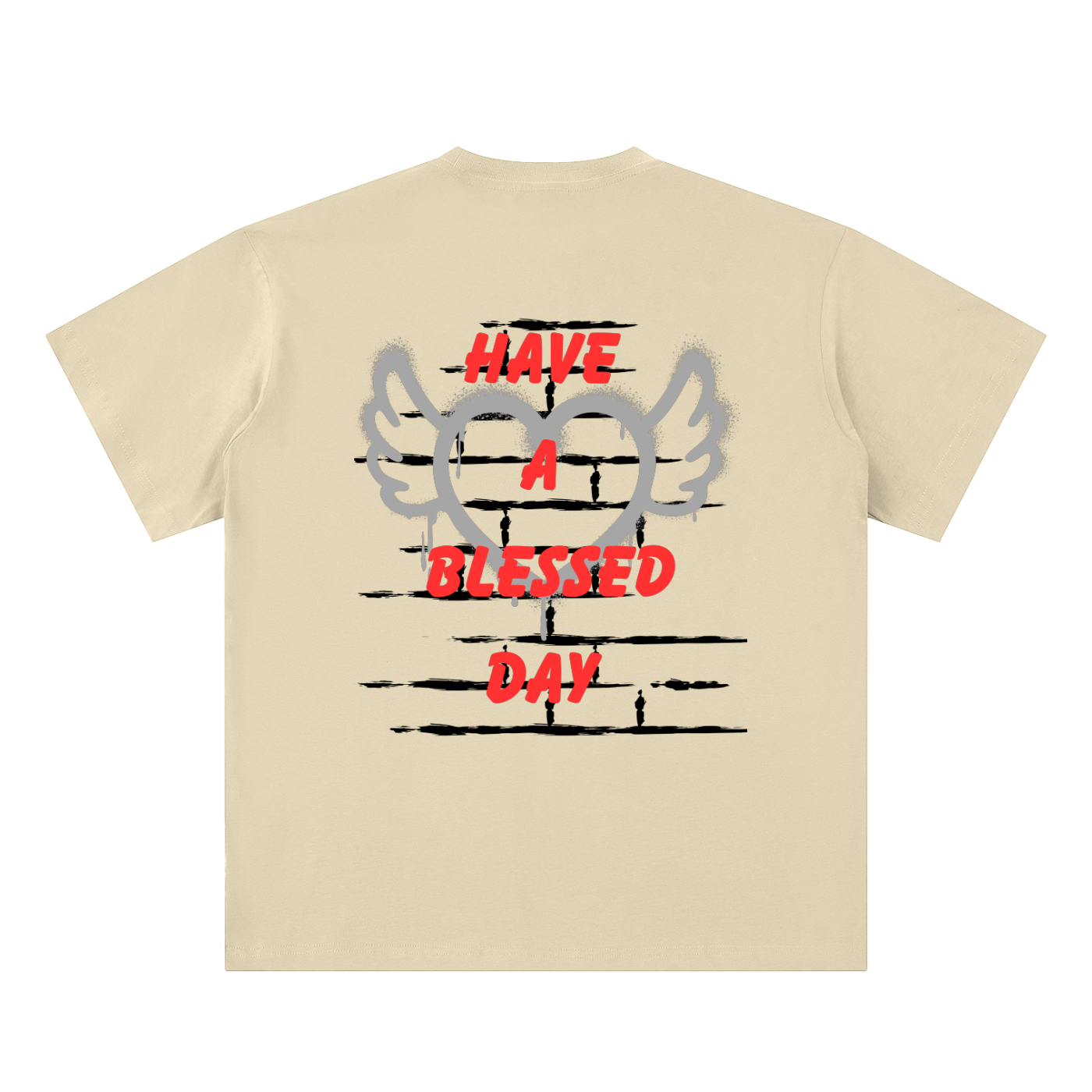 Blessed Day Sueded Cotton T-shirt