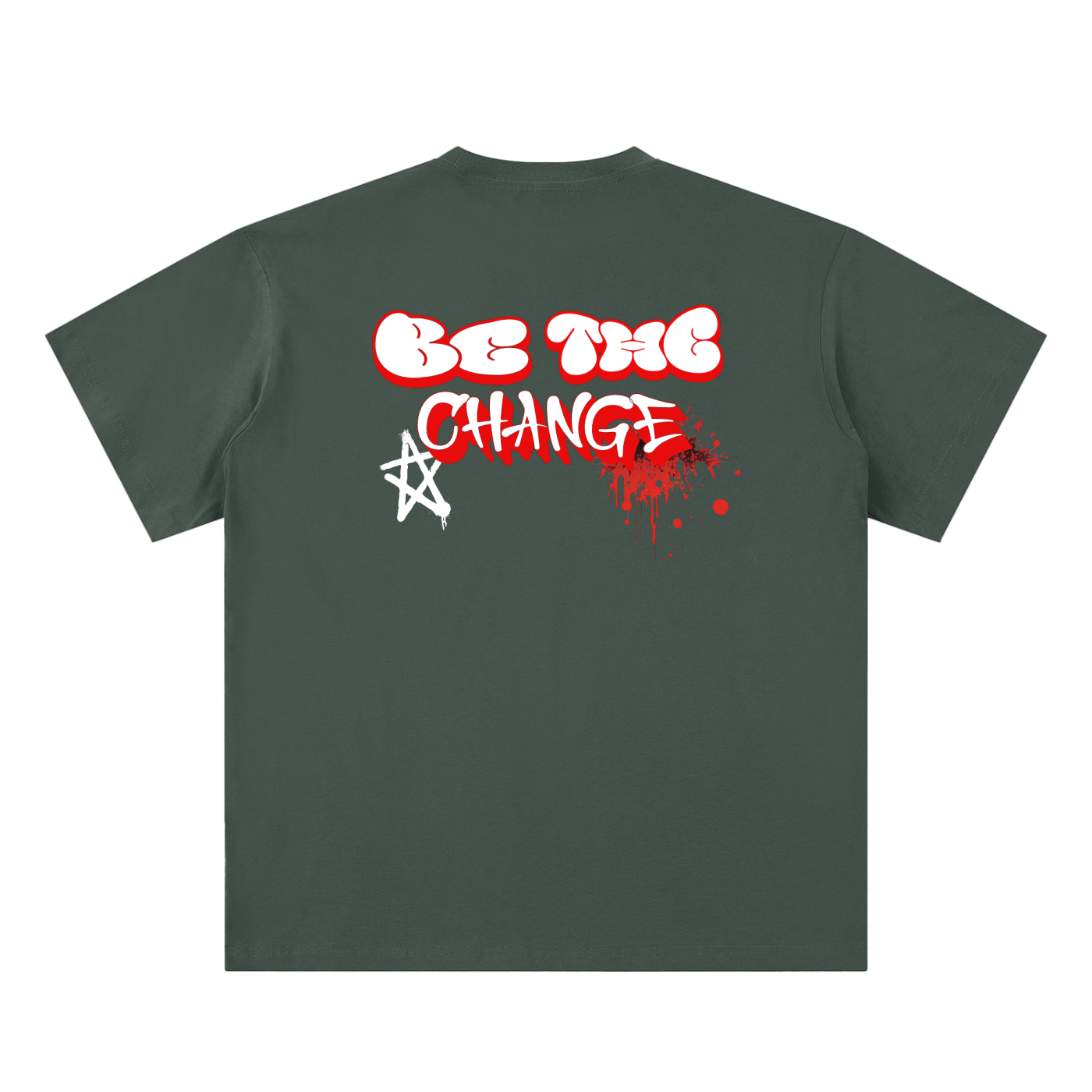 Be The Change Sueded Cotton T-shirt