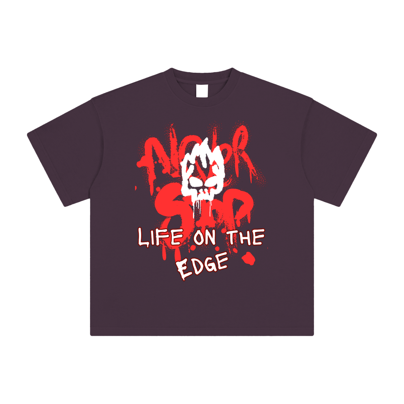 Life On The Edge Heavyweight Vintage Washed T-Shirt