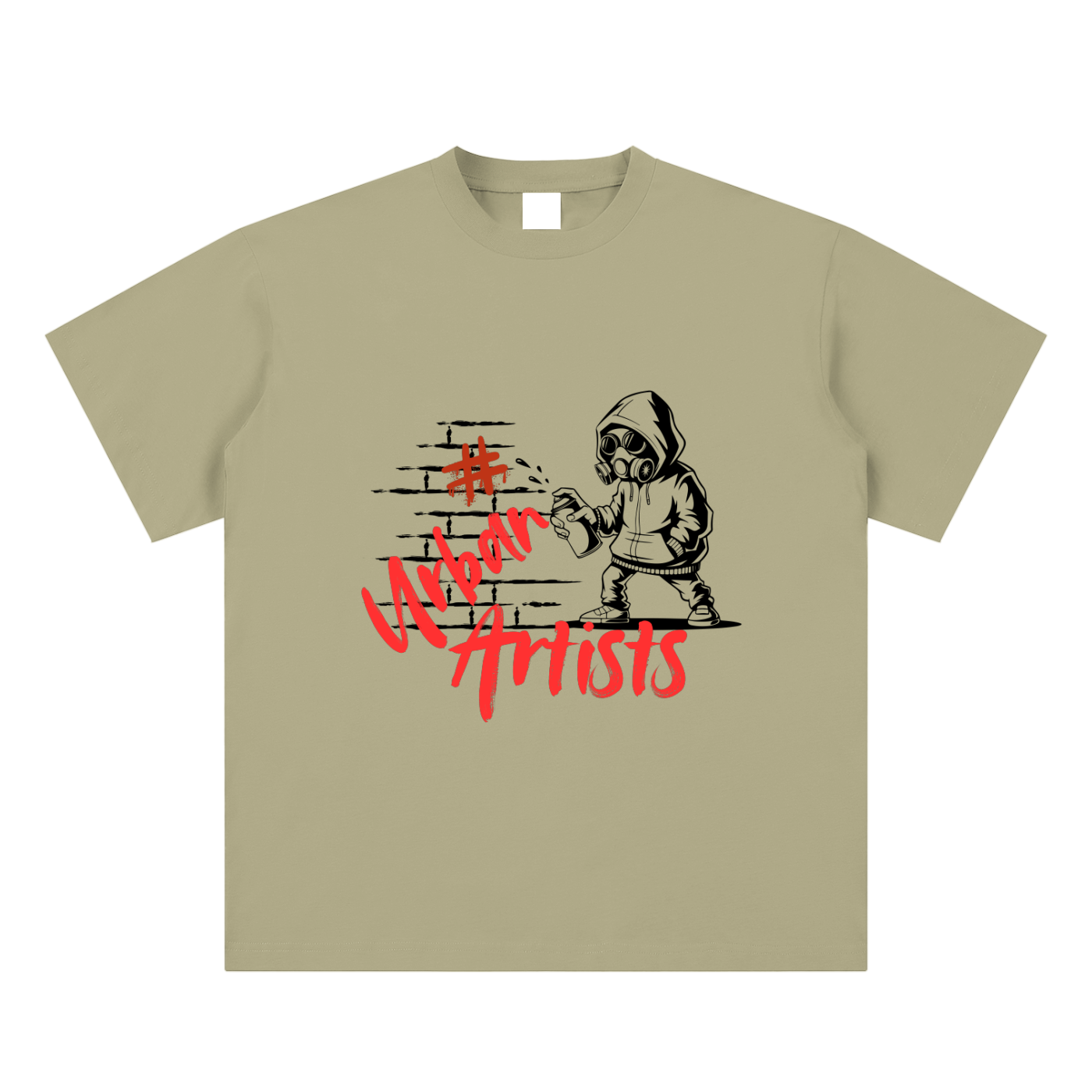 Street Art Sueded Cotton T-shirt