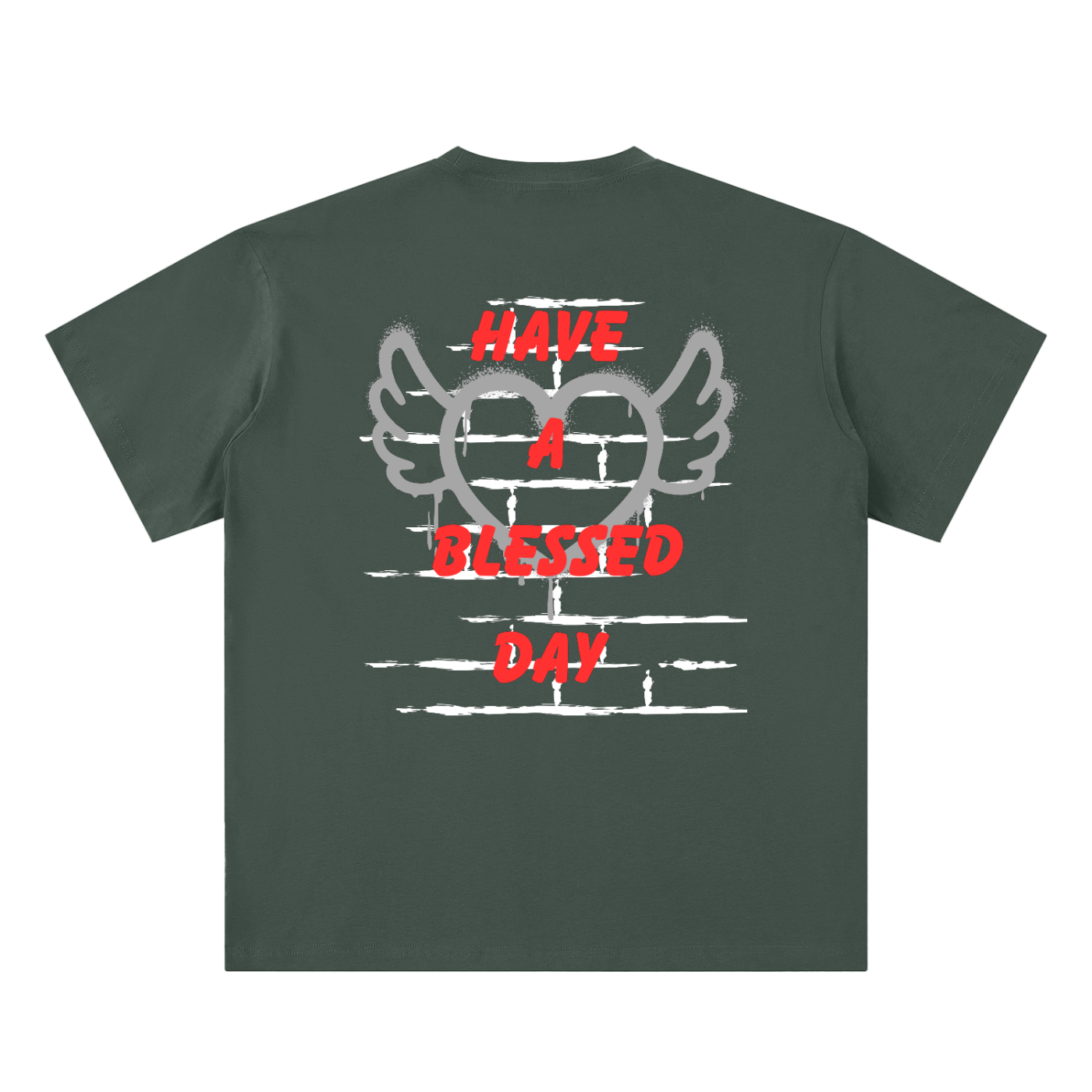 Blessed Day Sueded Cotton T-shirt