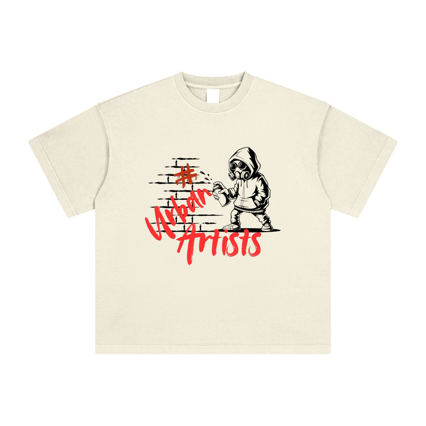 Street Art Heavyweight Vintage Washed T-Shirt