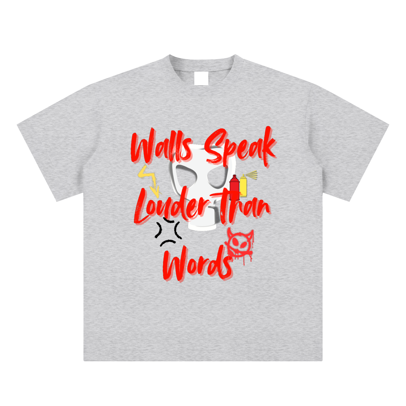 Walls Speak Sueded Cotton T-shirt