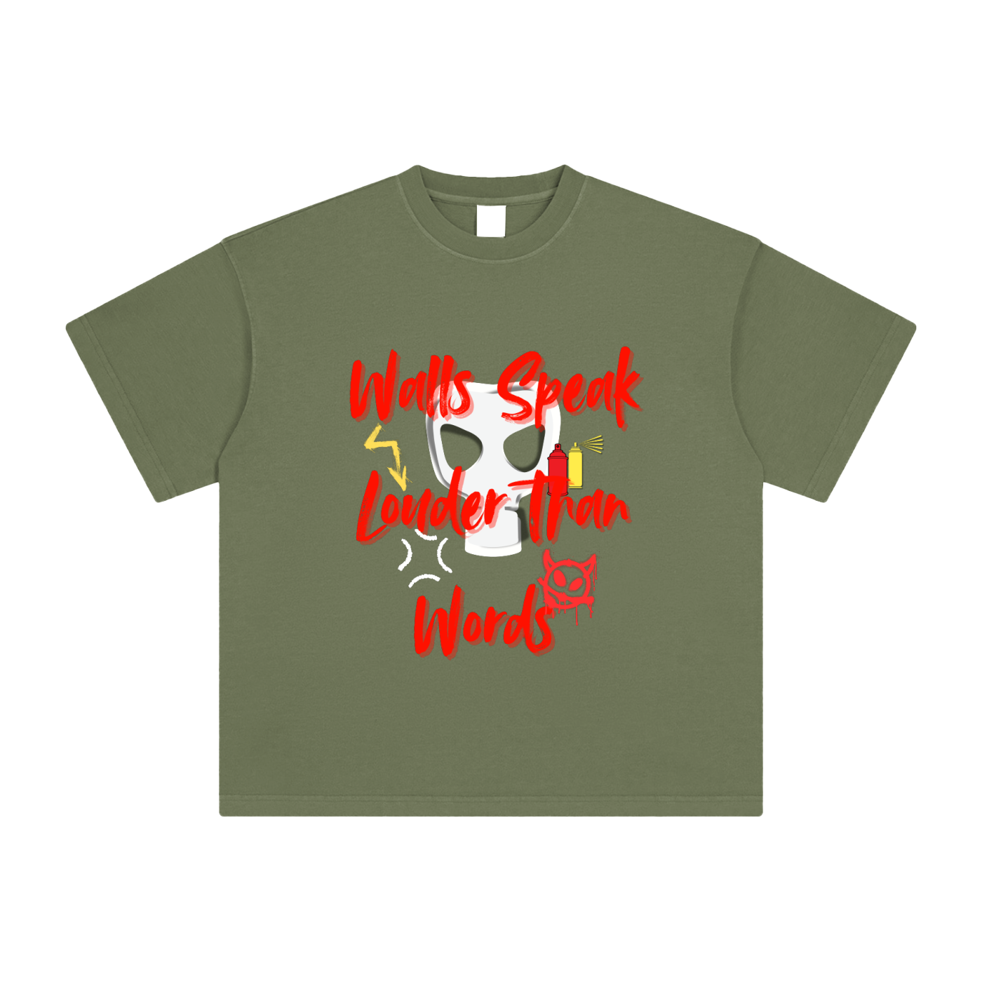 Walls Speak Heavyweight Vintage Washed T-Shirt