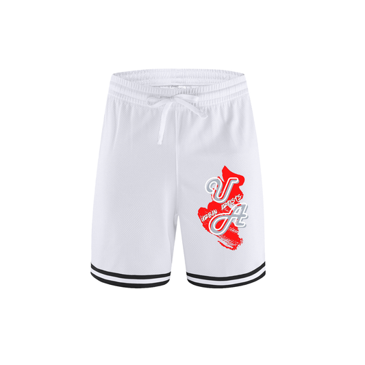 Classic Stripe Trim Basketball Shorts