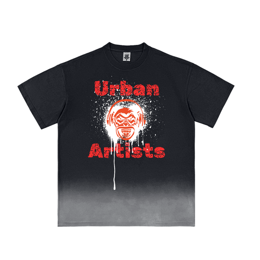 Monkey Graffiti Sunfade Vintage Washed T-Shirt