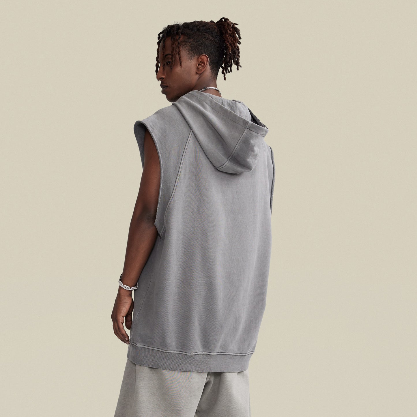 Urban Edge Sleeveless Hoodie