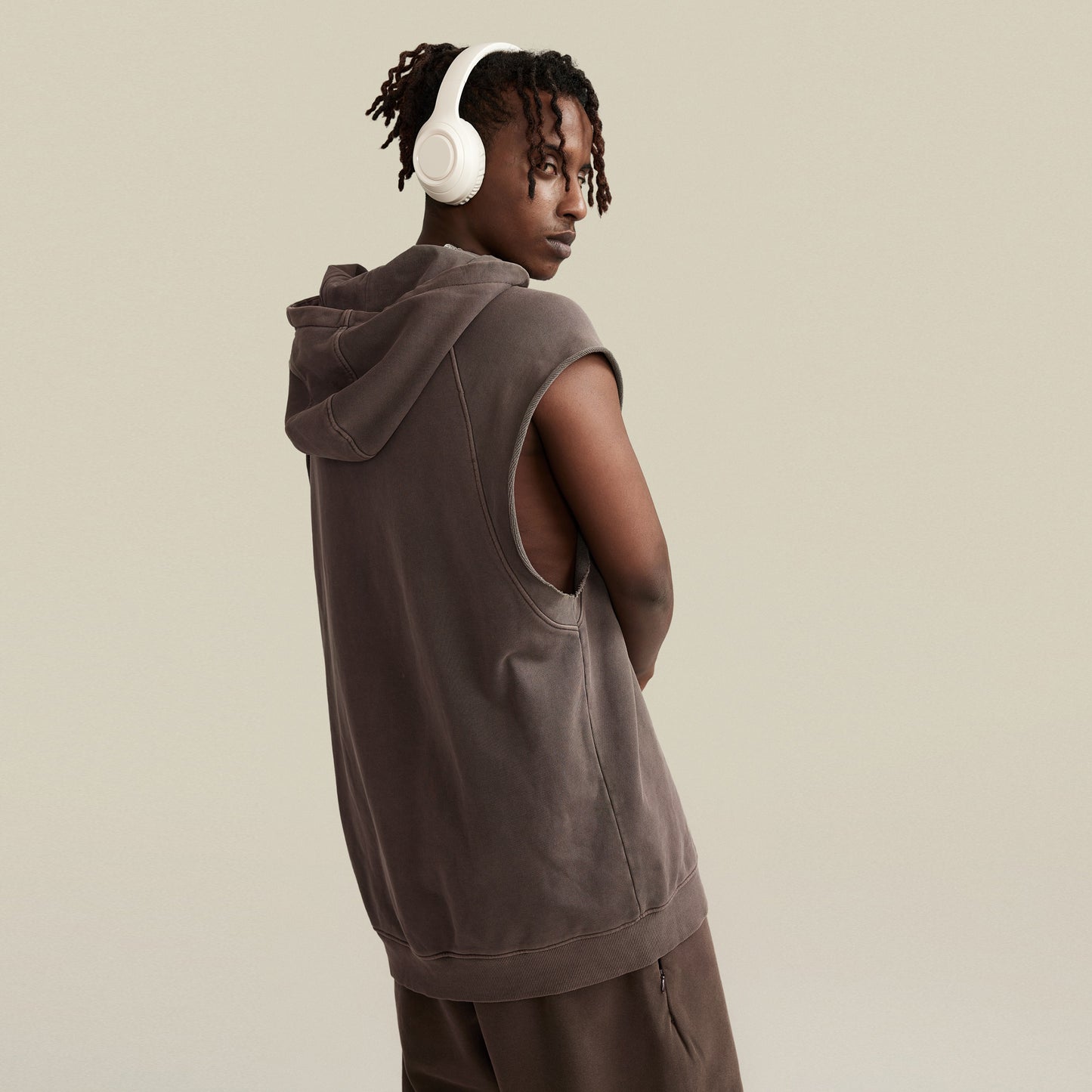 Urban Edge Sleeveless Hoodie