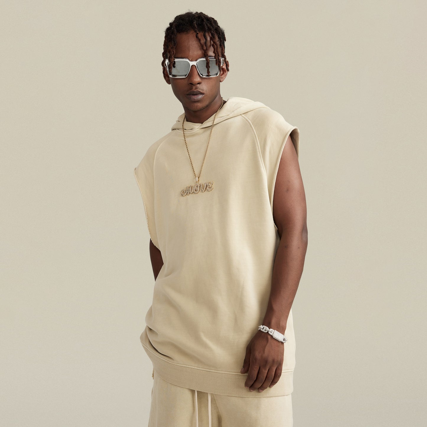 Urban Edge Sleeveless Hoodie