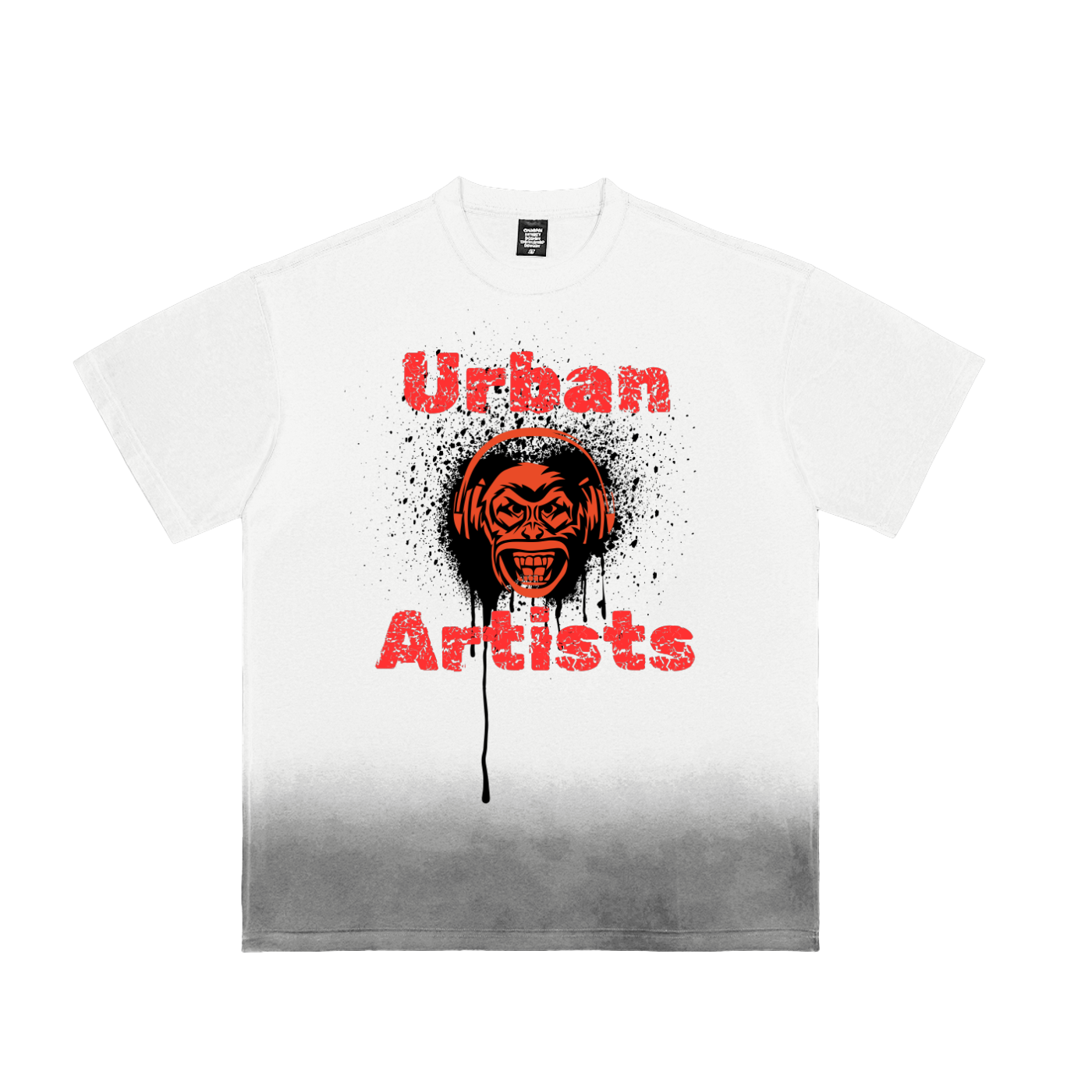 Monkey Graffiti Sunfade Vintage Washed T-Shirt