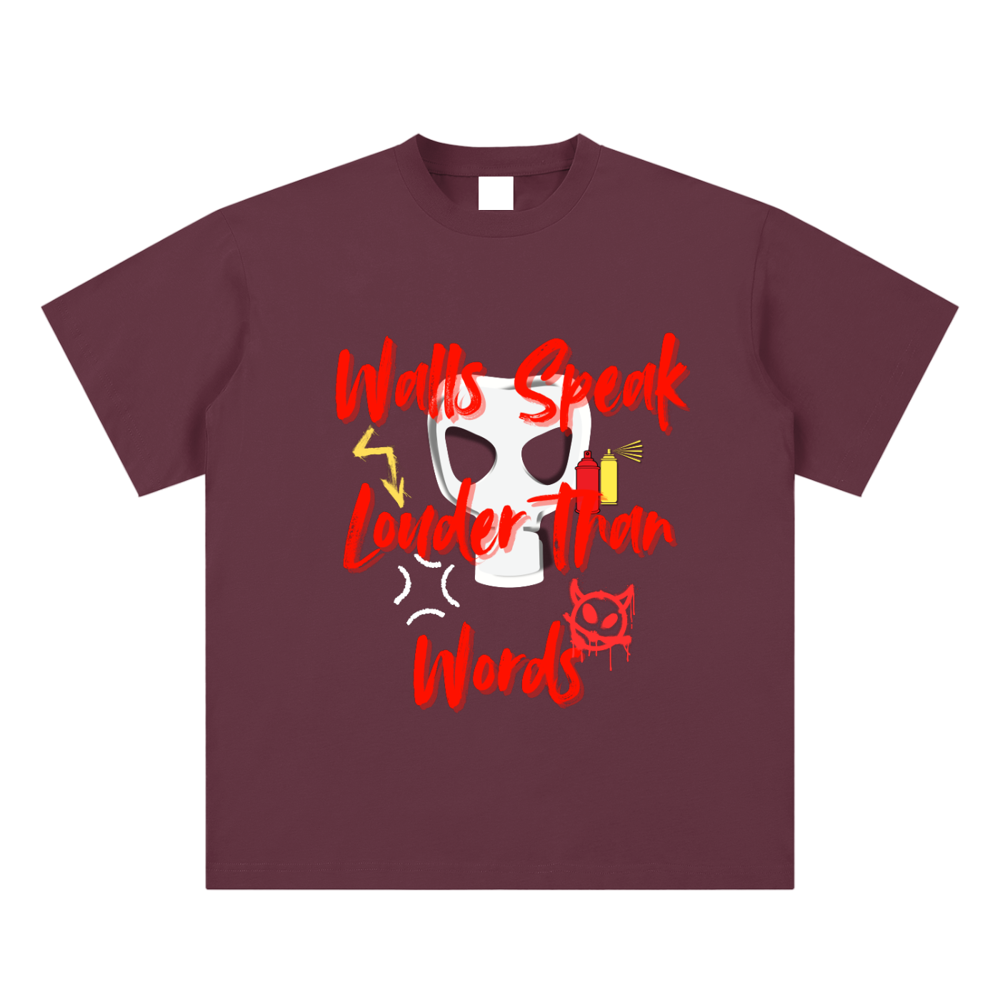Walls Speak Sueded Cotton T-shirt
