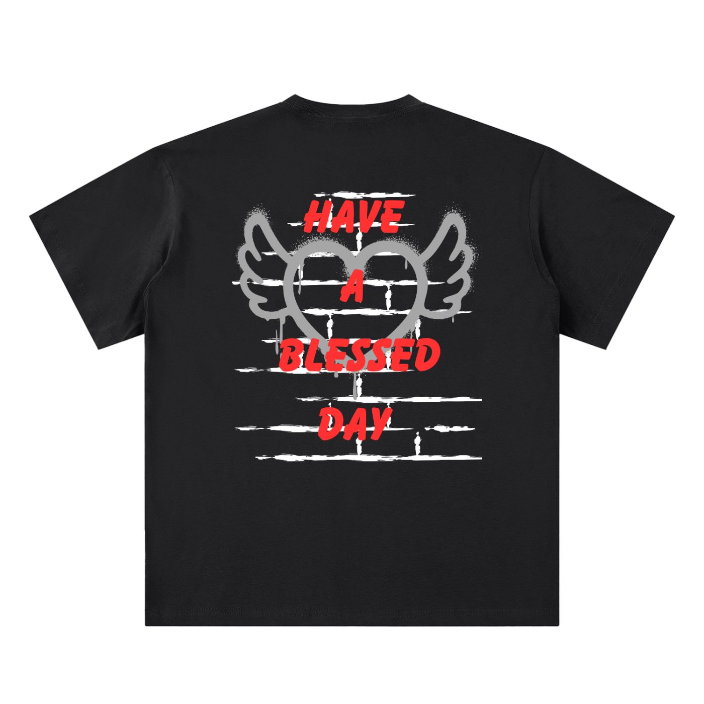 Blessed Day Sueded Cotton T-shirt