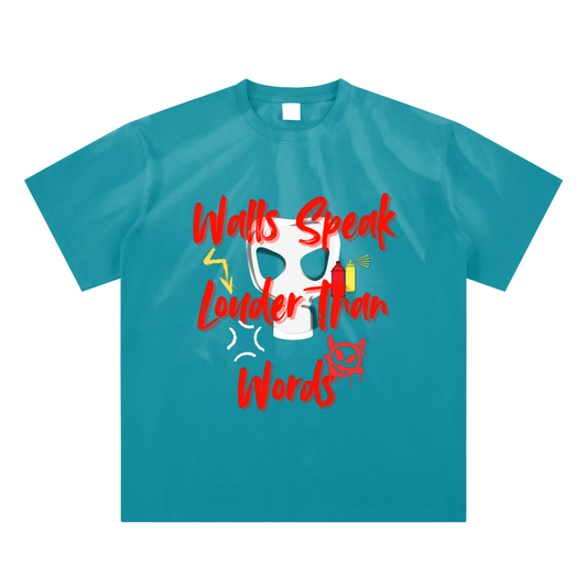 Walls Speak Hand-Scrunched Sunfade T-Shirt