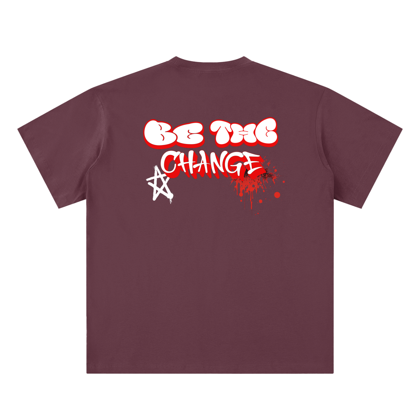 Be The Change Sueded Cotton T-shirt