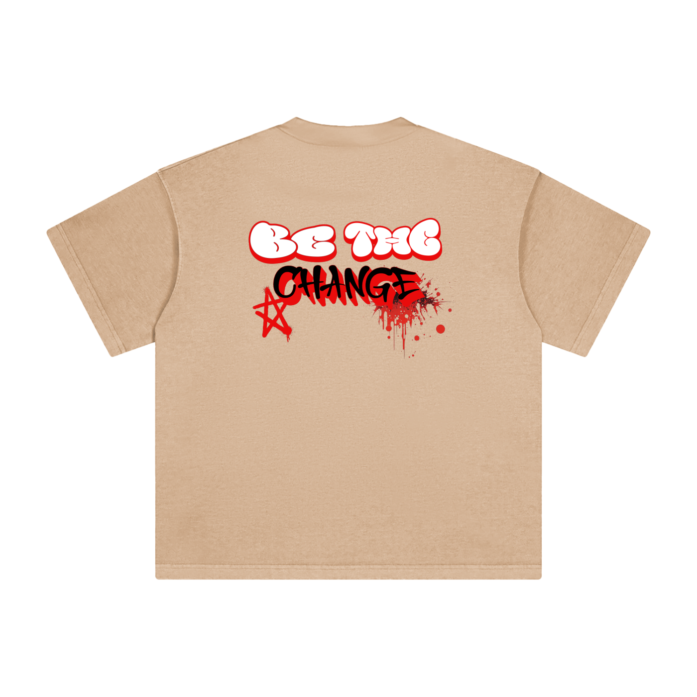 Be The Change Heavyweight Vintage Washed T-Shirt