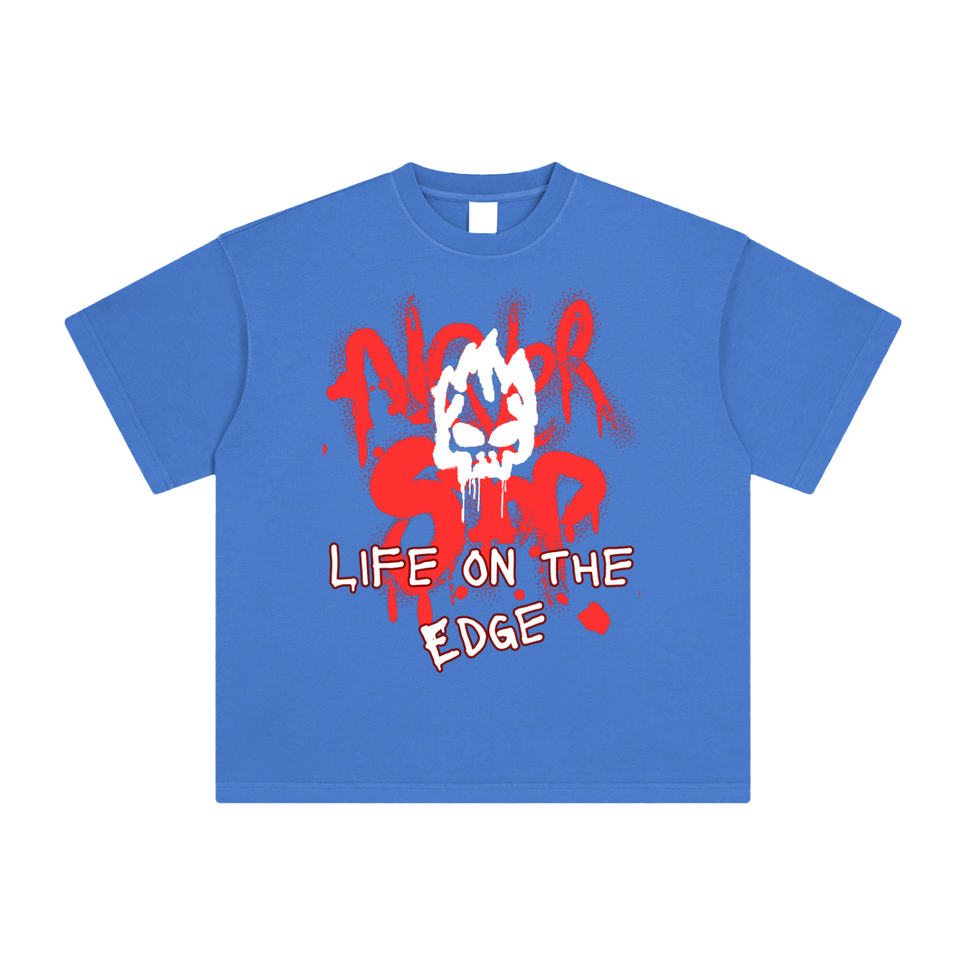 Life On The Edge Heavyweight Vintage Washed T-Shirt
