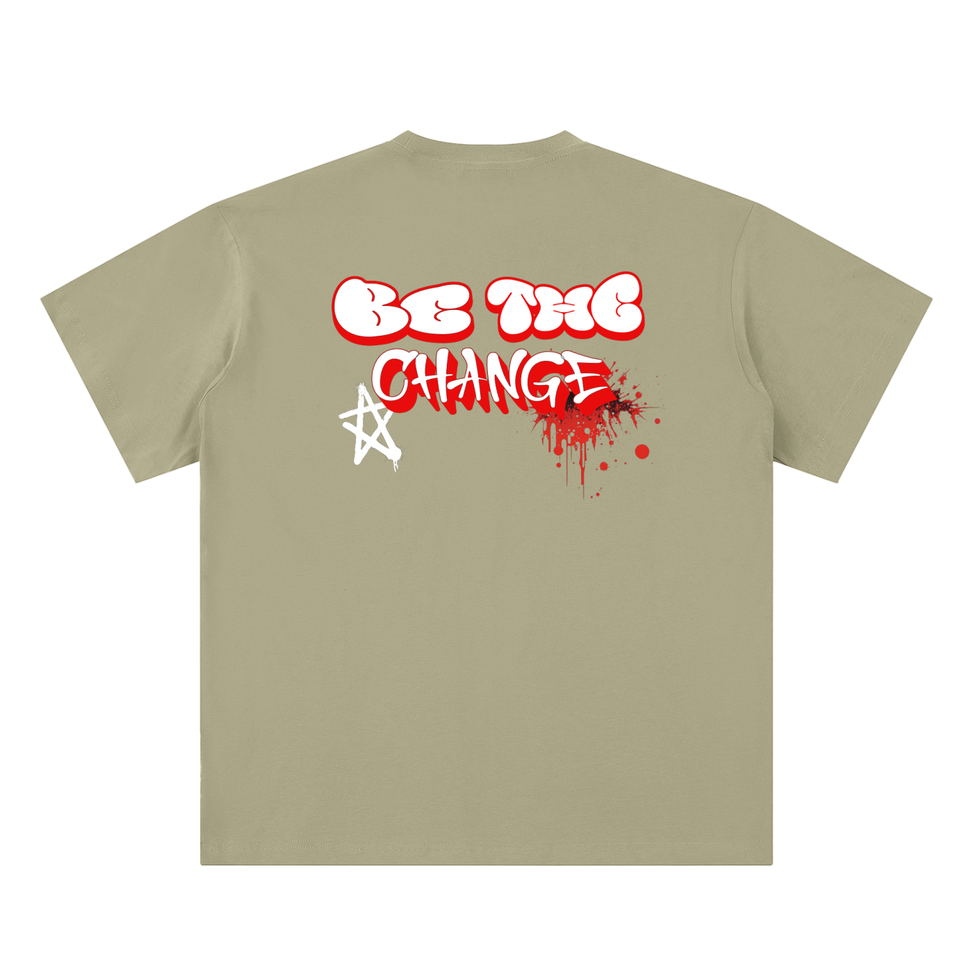 Be The Change Sueded Cotton T-shirt