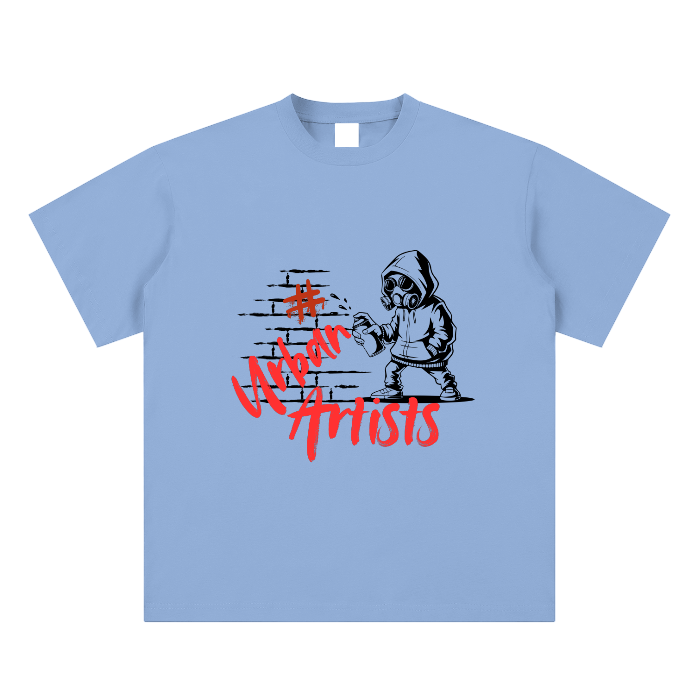 Street Art Sueded Cotton T-shirt
