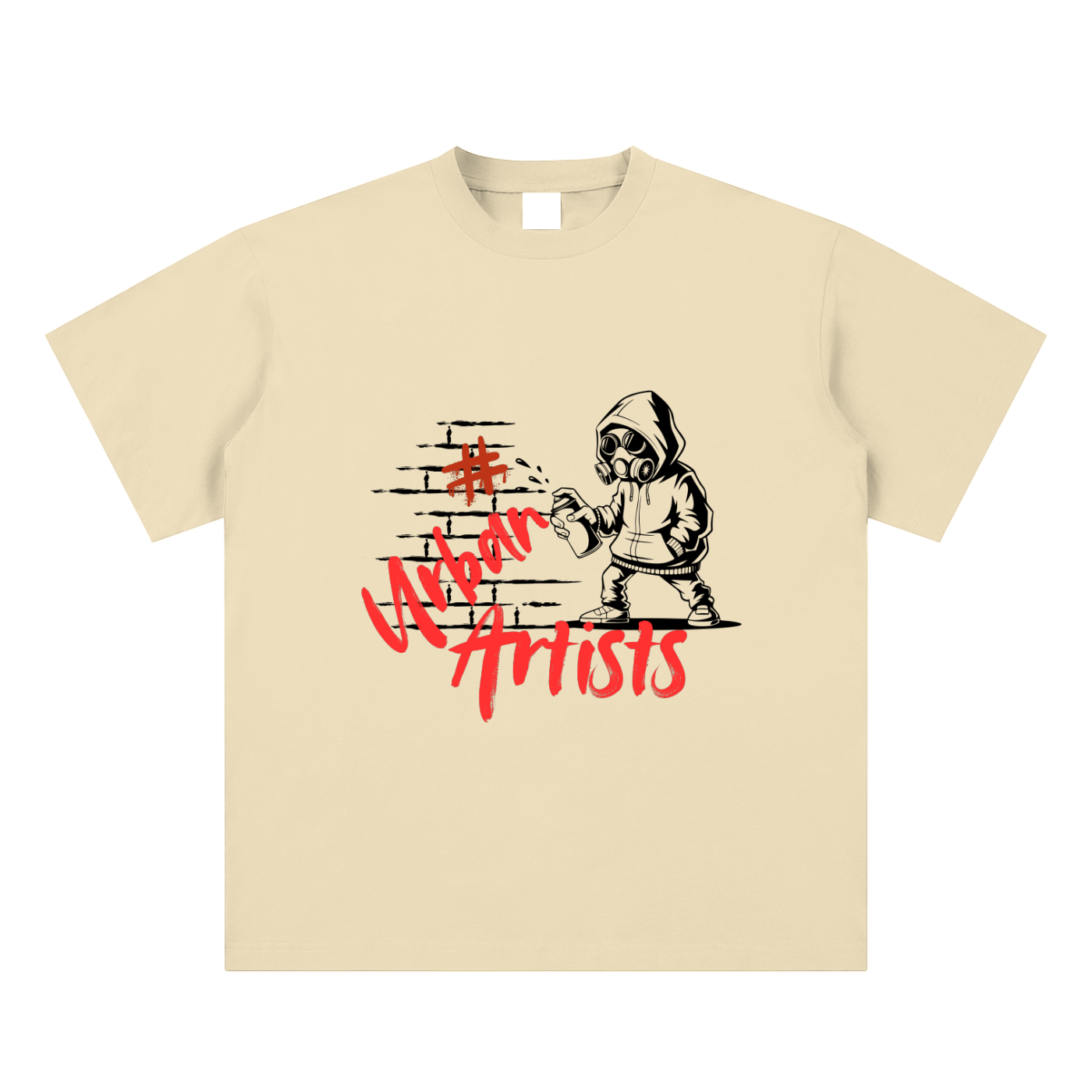 Street Art Sueded Cotton T-shirt
