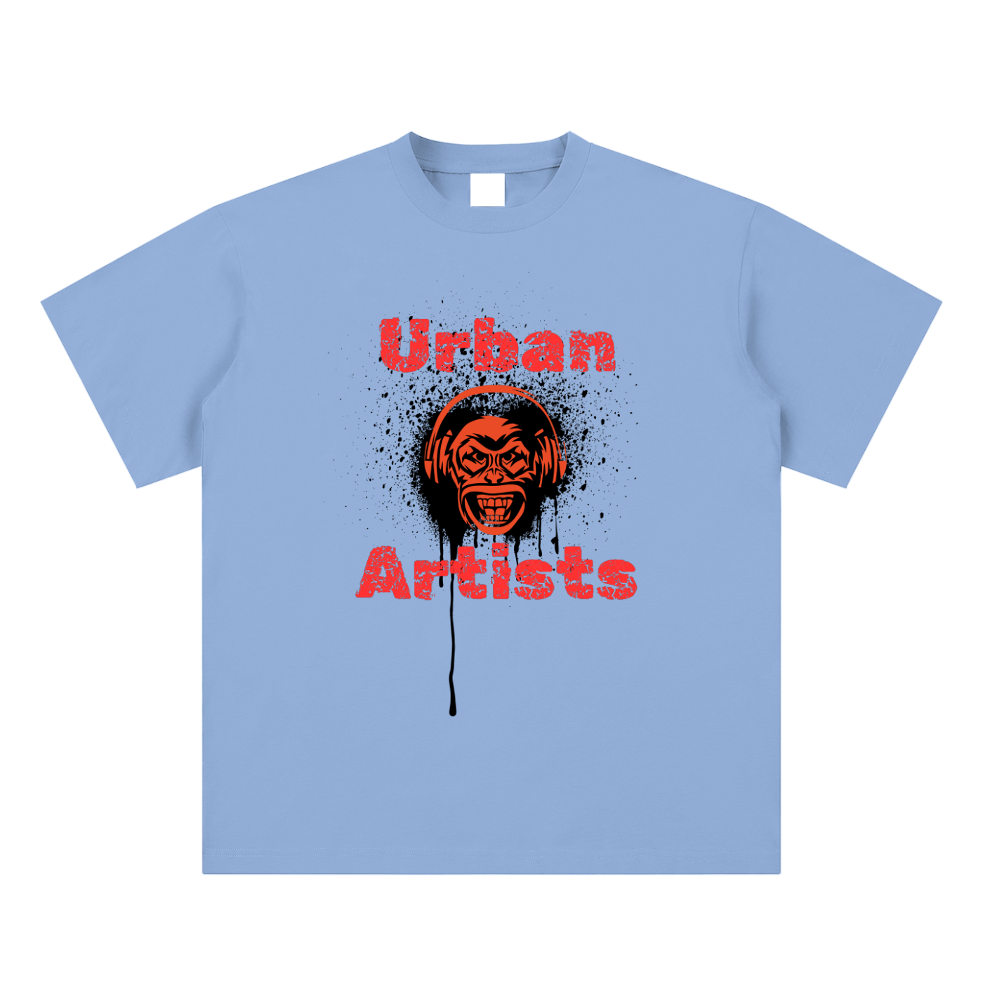 Monkey Graffiti Sueded Cotton T-shirt