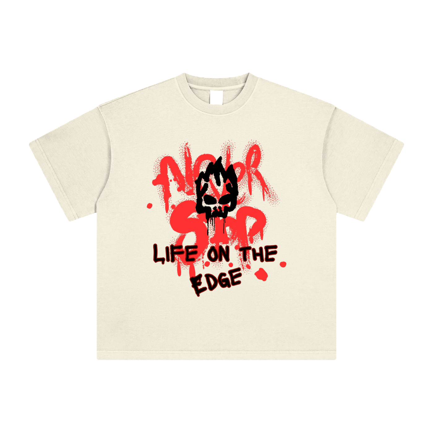 Life On The Edge Heavyweight Vintage Washed T-Shirt