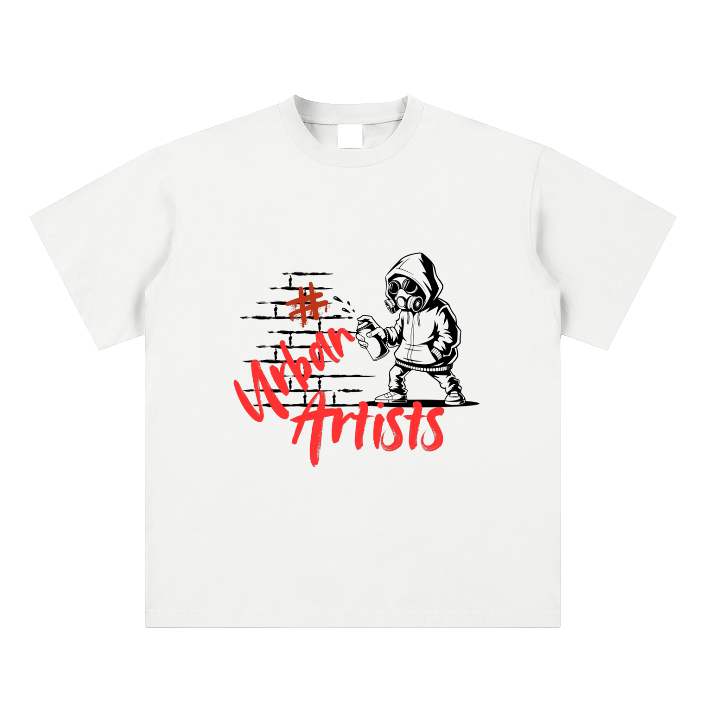 Street Art Sueded Cotton T-shirt