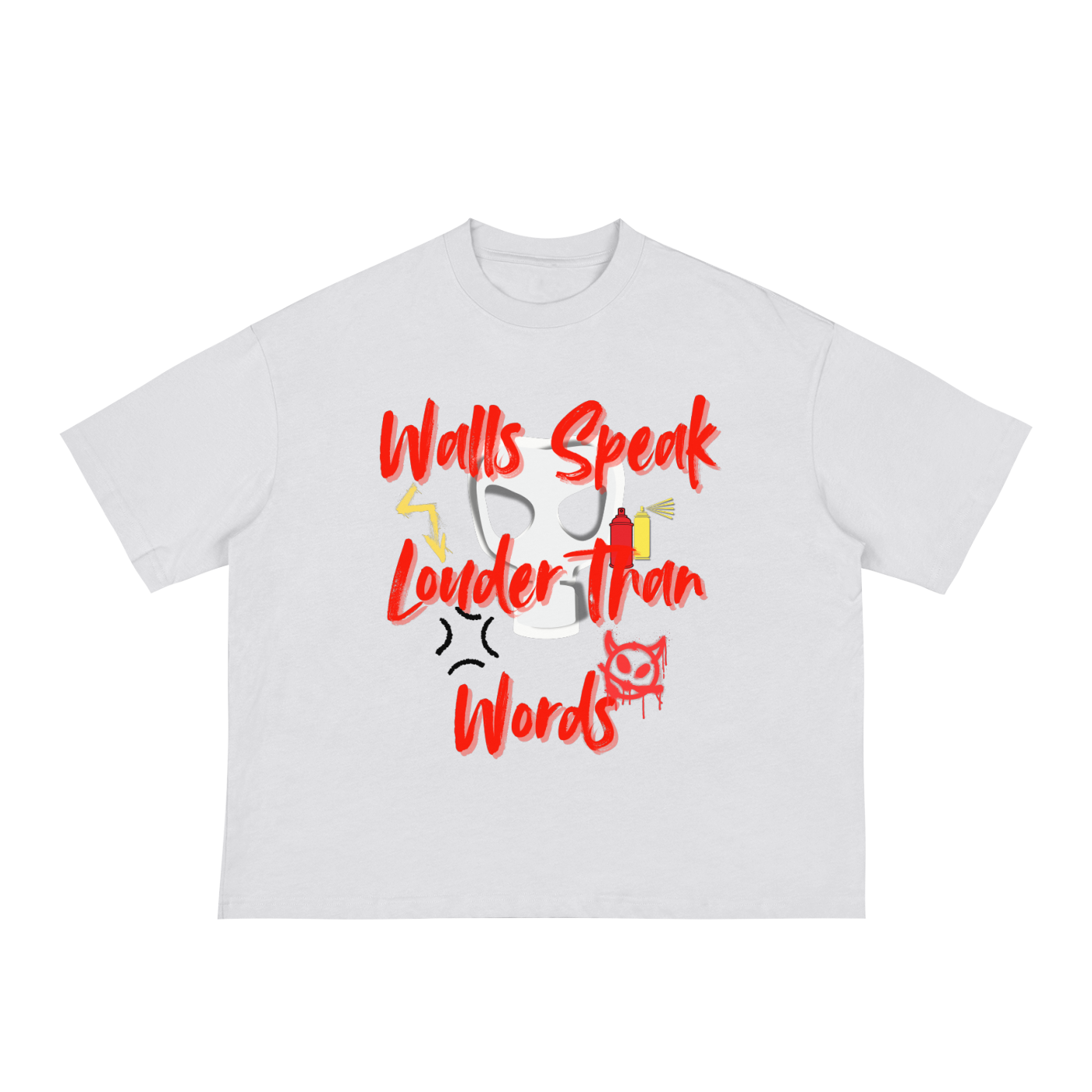 Walls Speak Classic Boxy Tee - 230 GSM