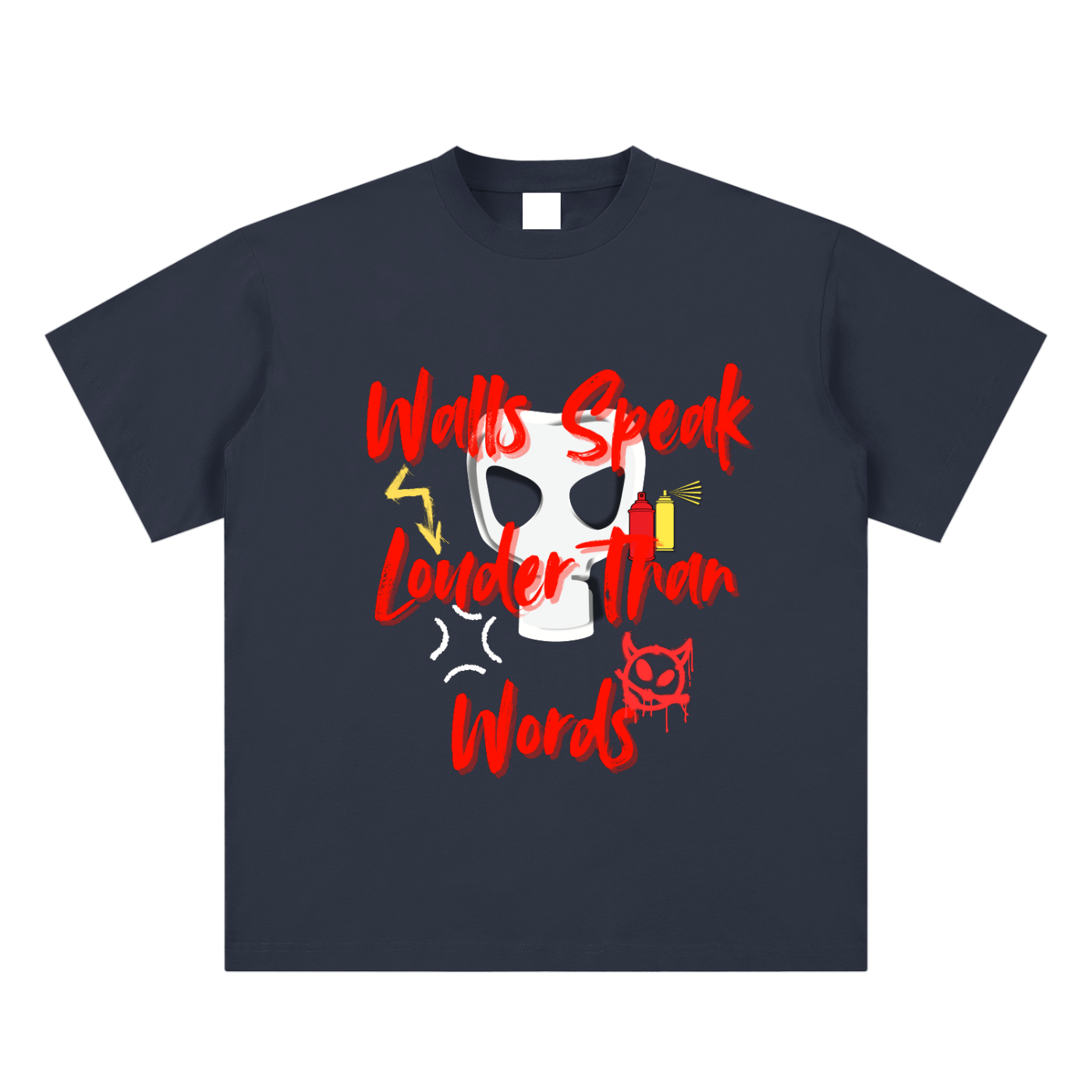 Walls Speak Sueded Cotton T-shirt